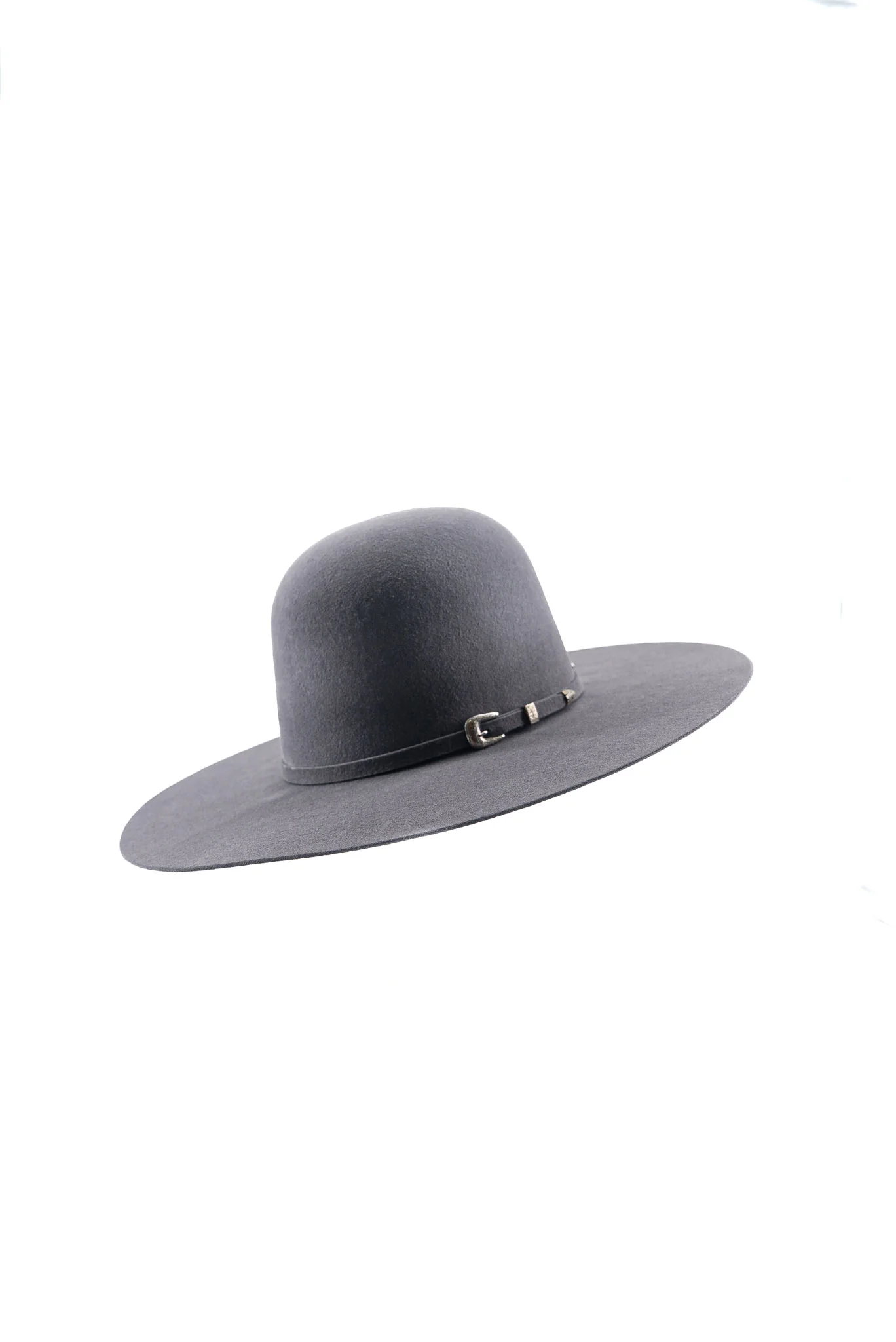 Rock'em 6X Dark Gray Beaver Open Crown Felt Cowboy Hat