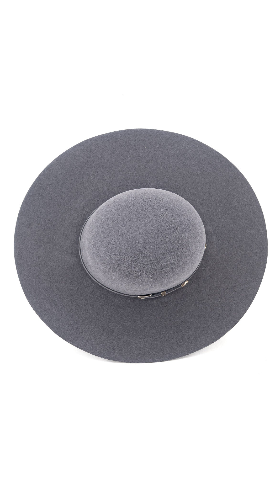 Rock'em 6X Dark Gray Beaver Open Crown Felt Cowboy Hat - Image 4