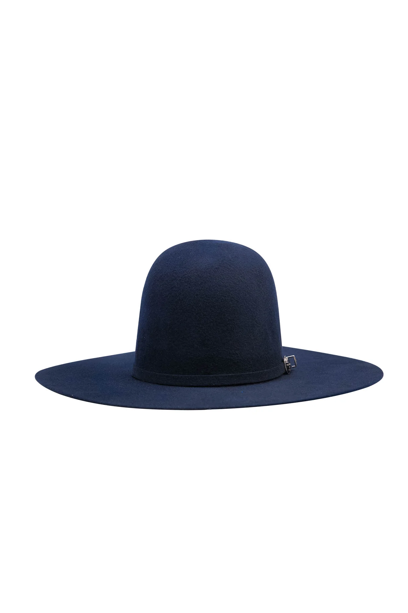 Rock'em 4X Navy Blue Open Crown Felt Cowboy Hat - Image 2