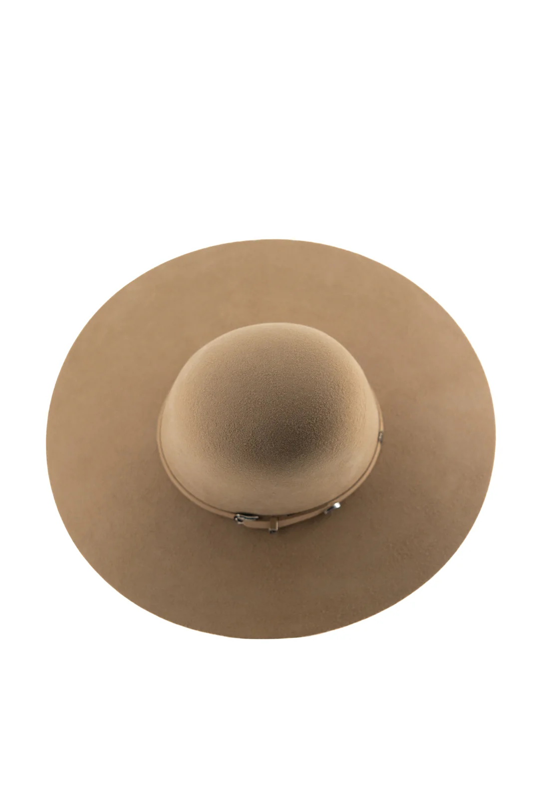 Rock'em 4X Khaki Open Crown Felt Cowboy Hat - Image 4