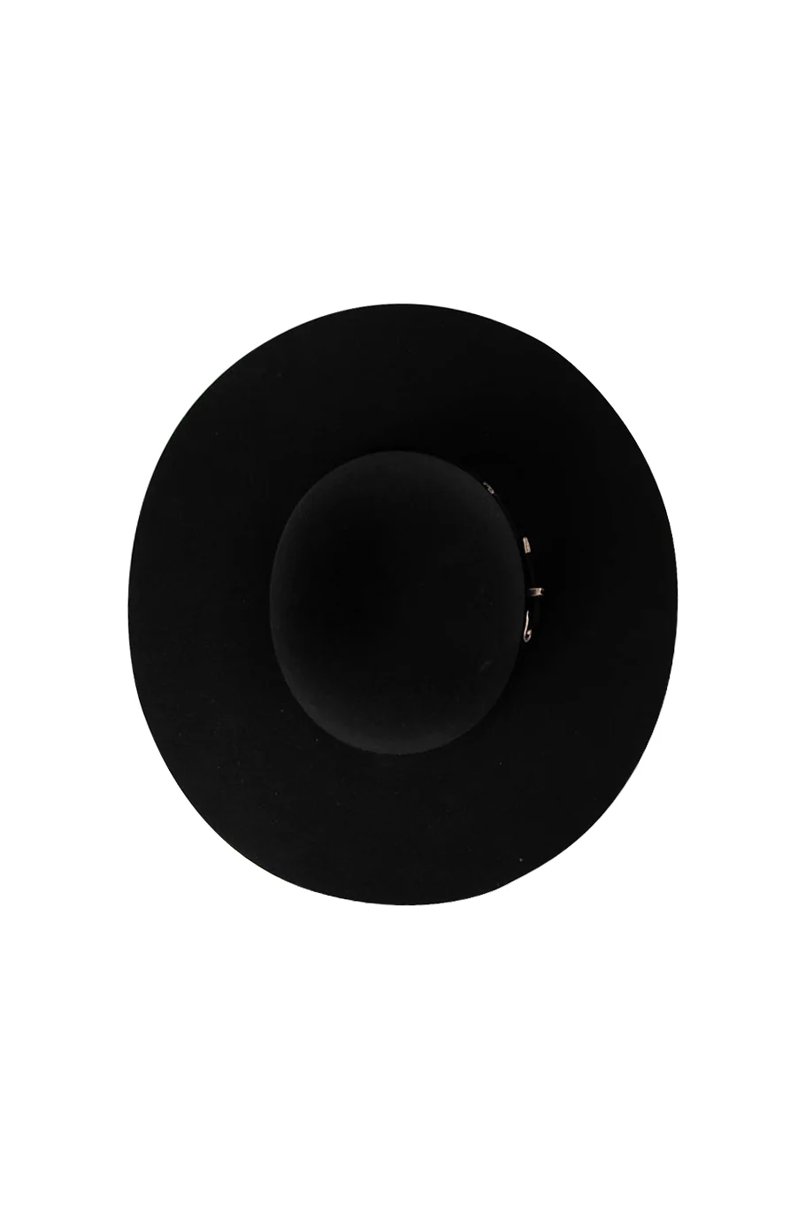 Rock'em 4X Black Open Crown Felt Cowboy Hat - Image 8