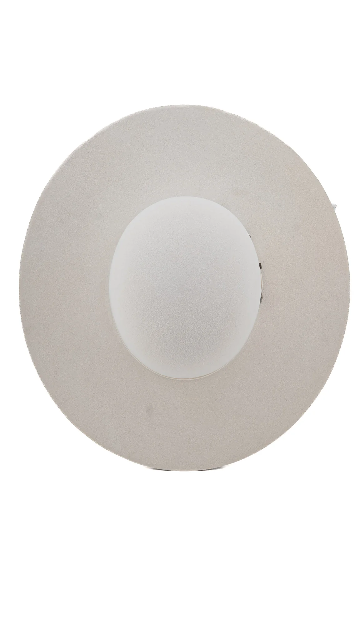 Rock'em 6X Winter White Beaver Open Crown Felt Cowboy Hat - Image 4