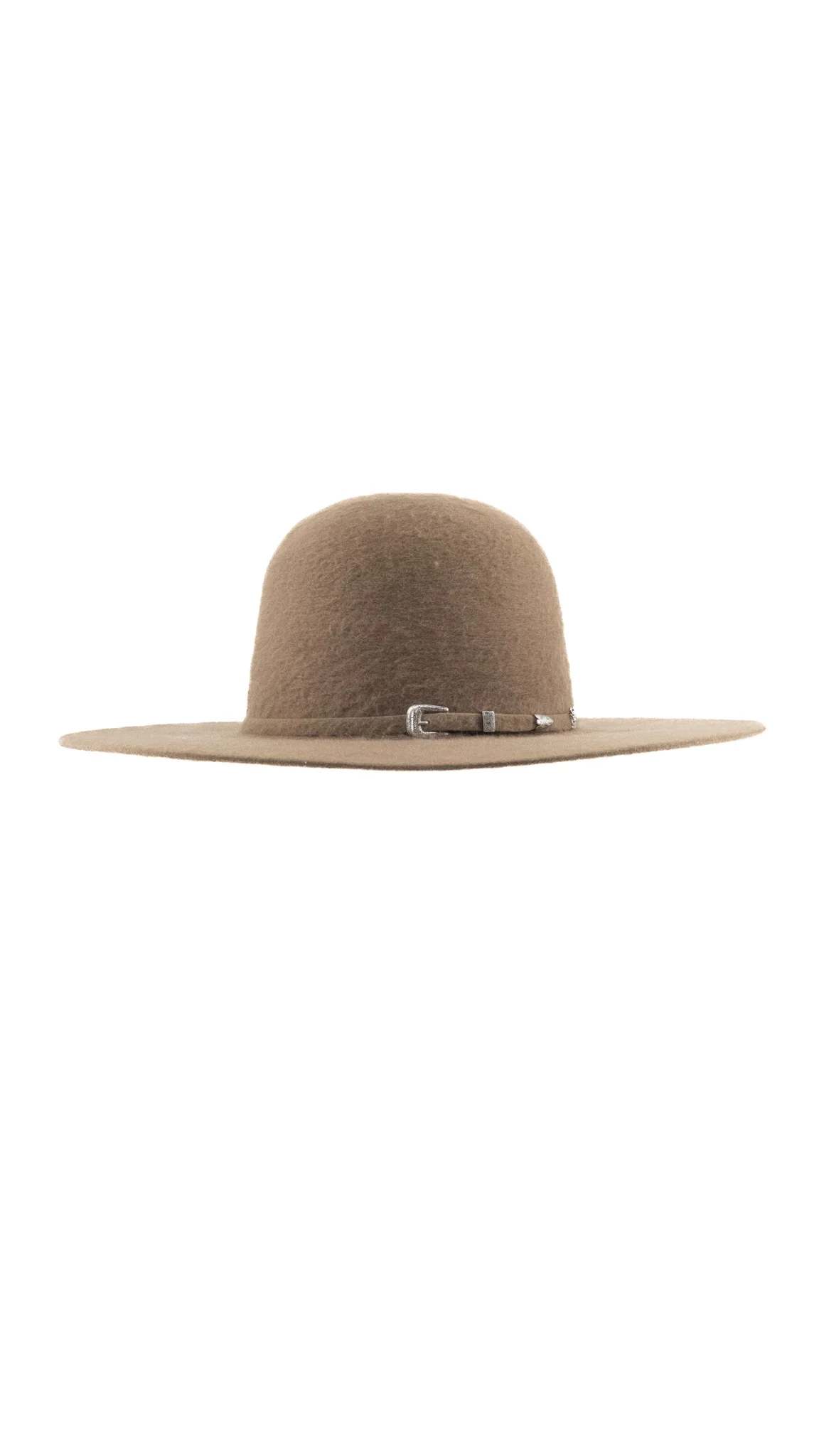 Rock'em 8X Camel Grizzly Fur Open Crown Felt Cowboy Hat - Image 2