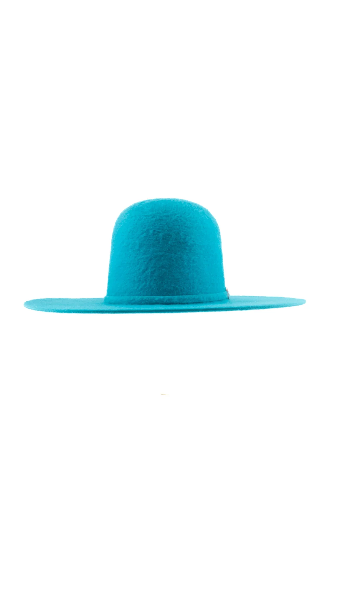 Rock'em 8X Turquesa Grizzly Fur Open Crown Felt Cowboy Hat - Image 3