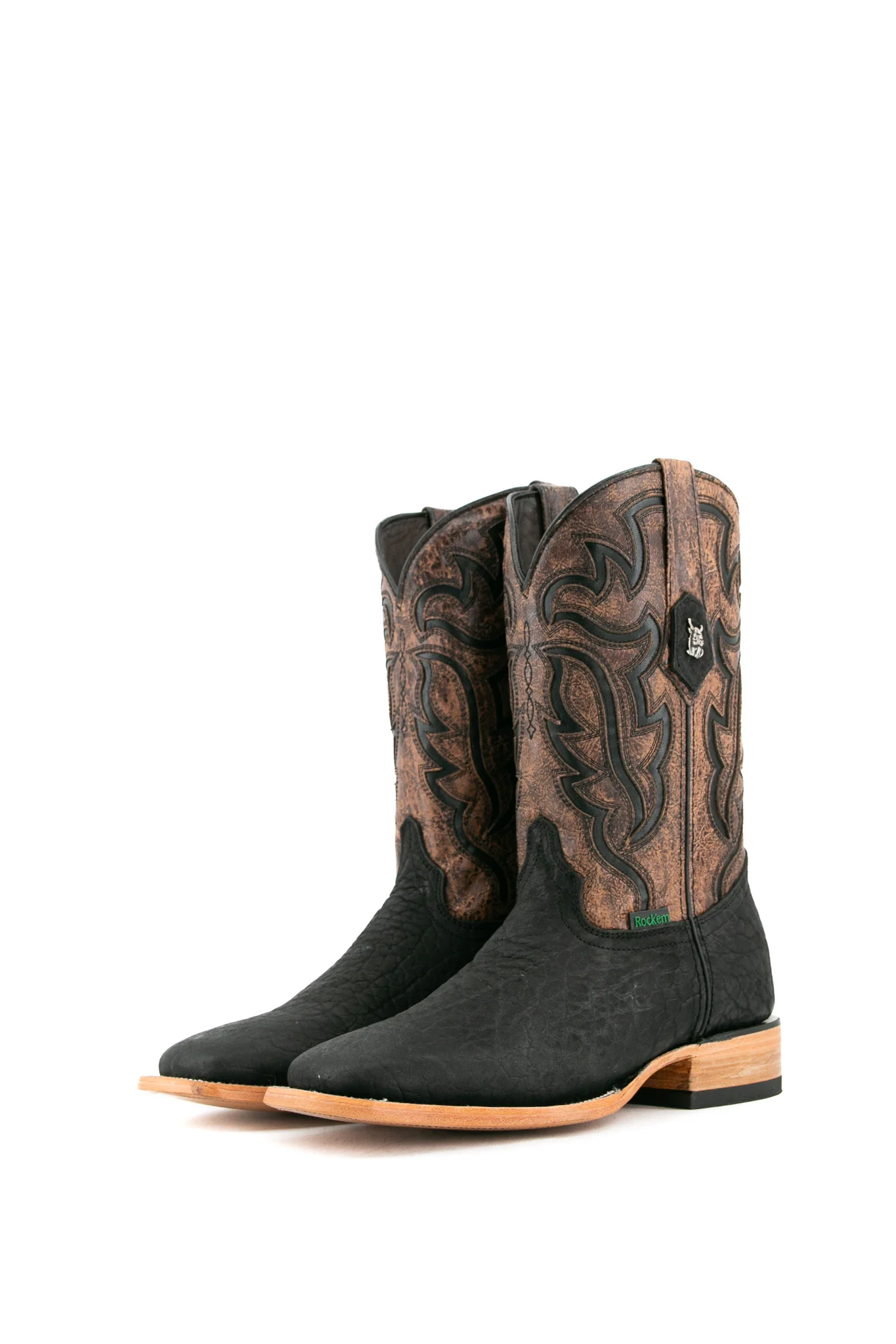 Bruce Bull Neck Square Toe Cowboy Boot - Image 11