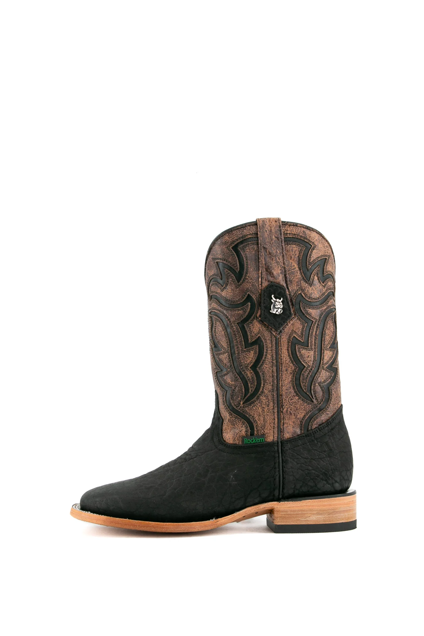 Bruce Bull Neck Square Toe Cowboy Boot - Image 12