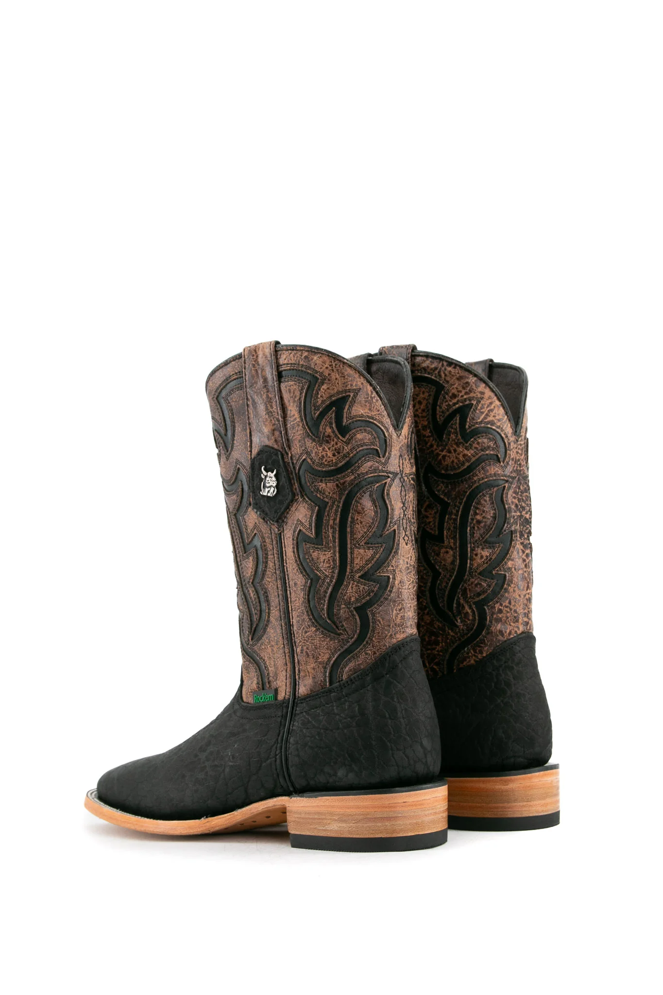 Bruce Bull Neck Square Toe Cowboy Boot - Image 13