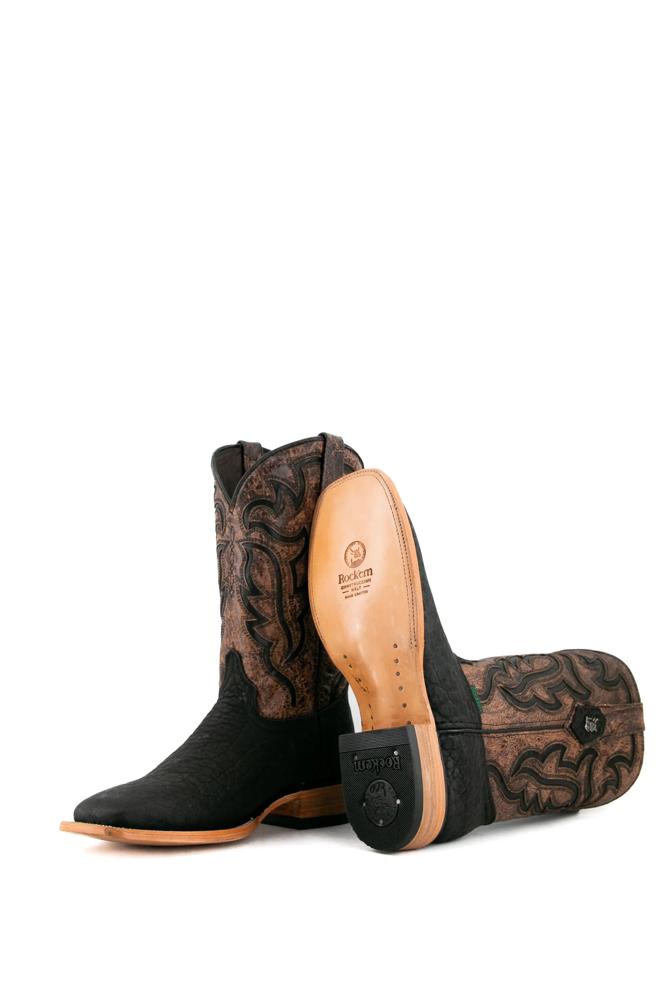 Bruce Bull Neck Square Toe Cowboy Boot - Image 14