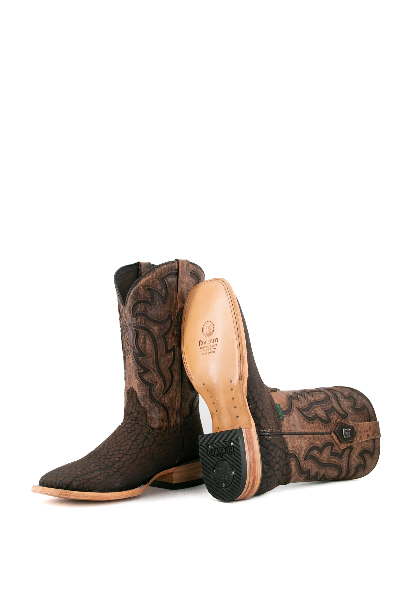 Bruce Bull Neck Square Toe Cowboy Boot - Image 4