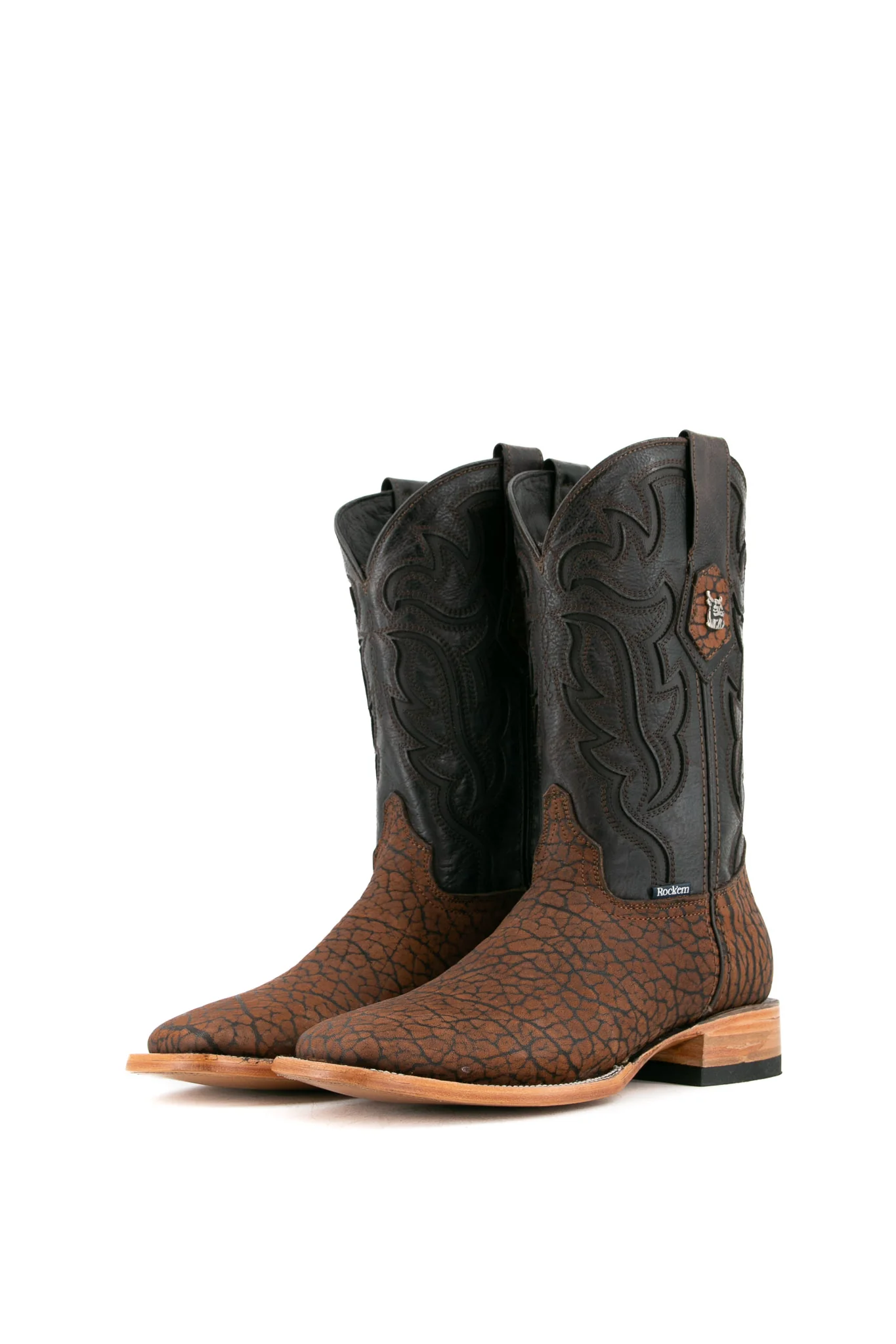 Bruce Bull Neck Square Toe Cowboy Boot - Image 6