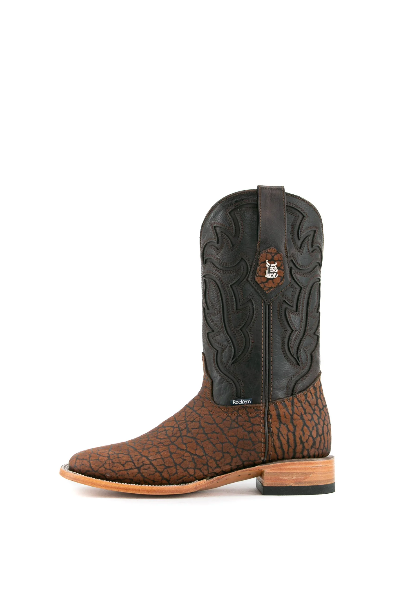Bruce Bull Neck Square Toe Cowboy Boot - Image 7