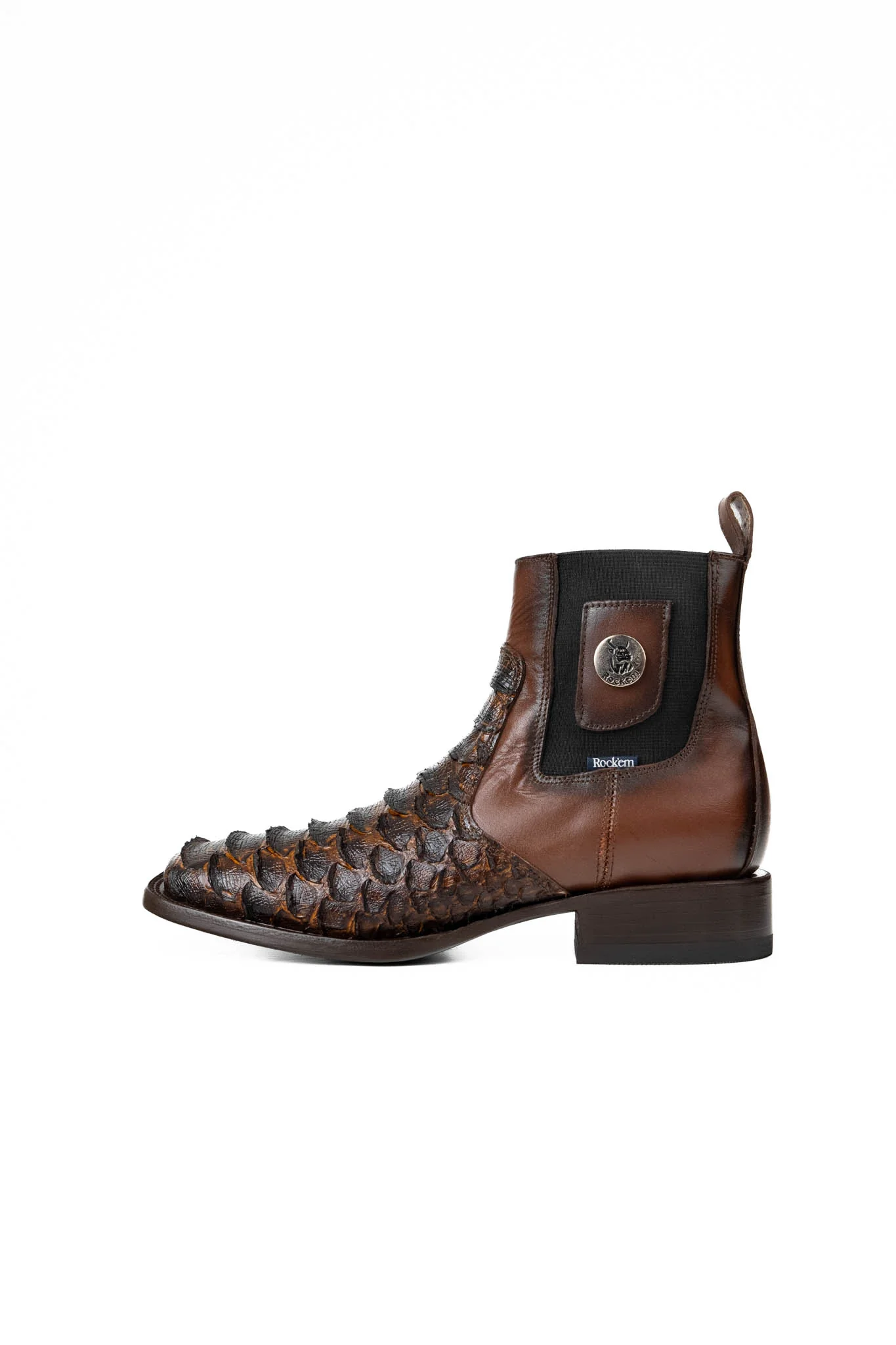 Rock'em Clon Python Square Toe Ankle Boot - Image 2