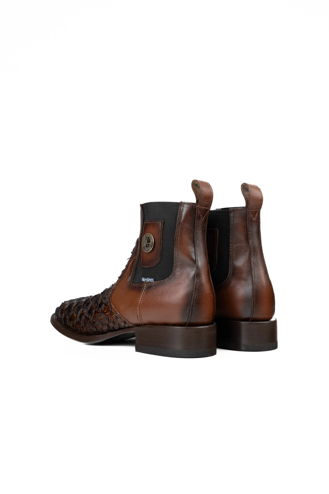 Rock'em Clon Python Square Toe Ankle Boot - Image 3