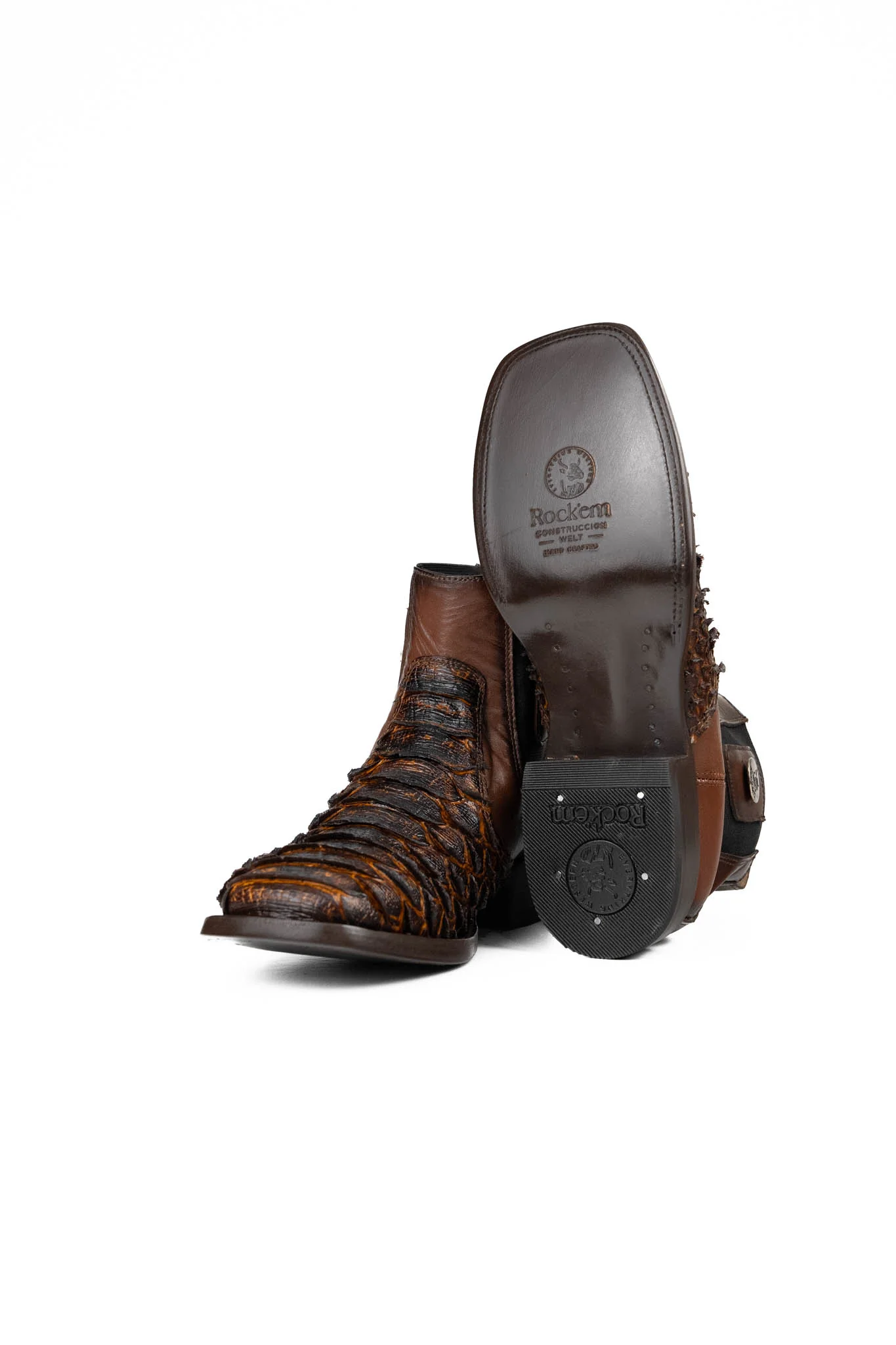 Rock'em Clon Python Square Toe Ankle Boot - Image 4