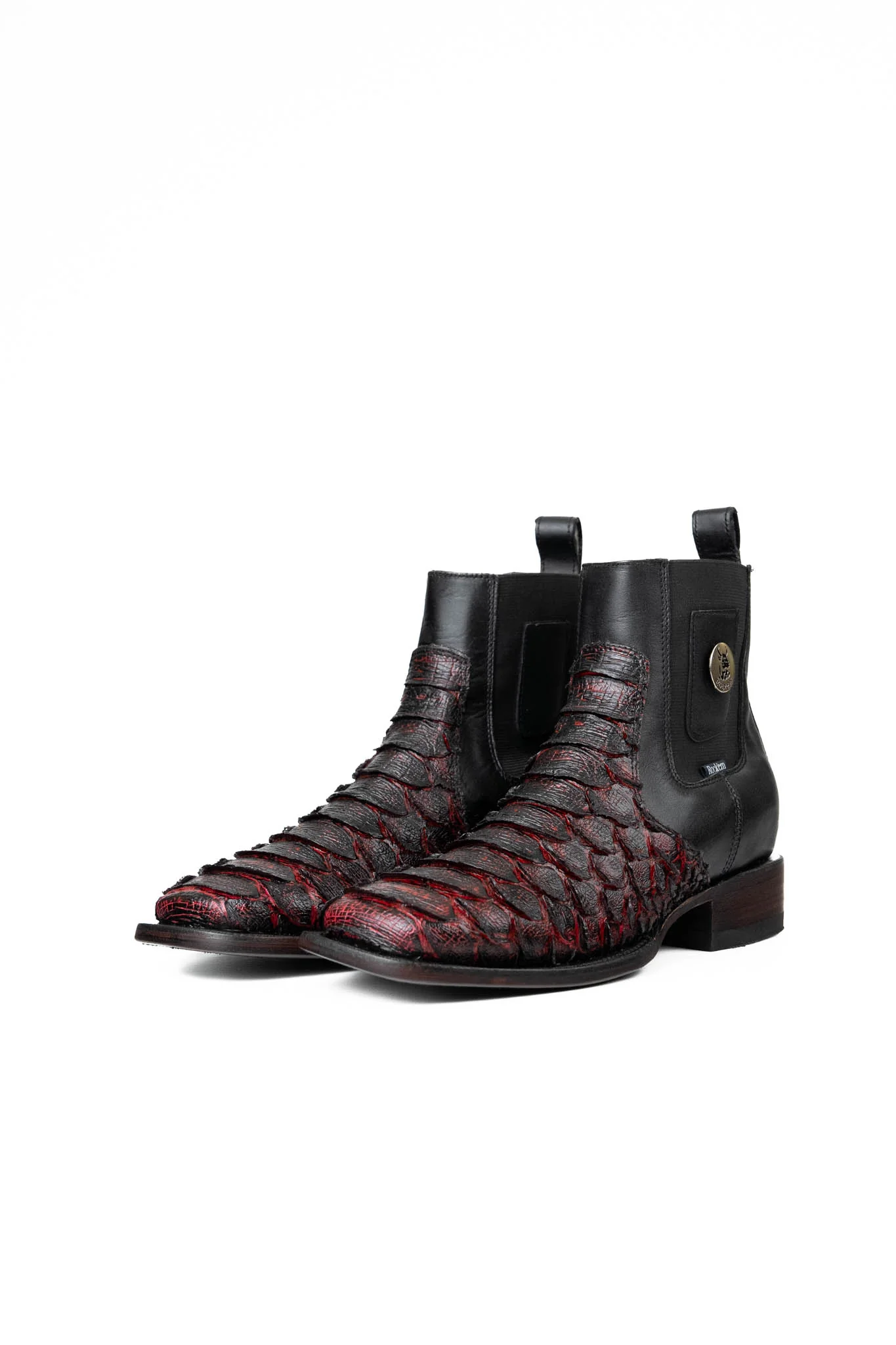 Rock'em Clon Python Square Toe Ankle Boot - Image 6