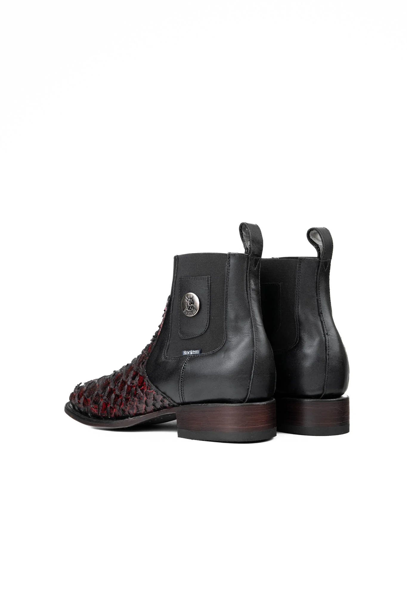 Rock'em Clon Python Square Toe Ankle Boot - Image 8