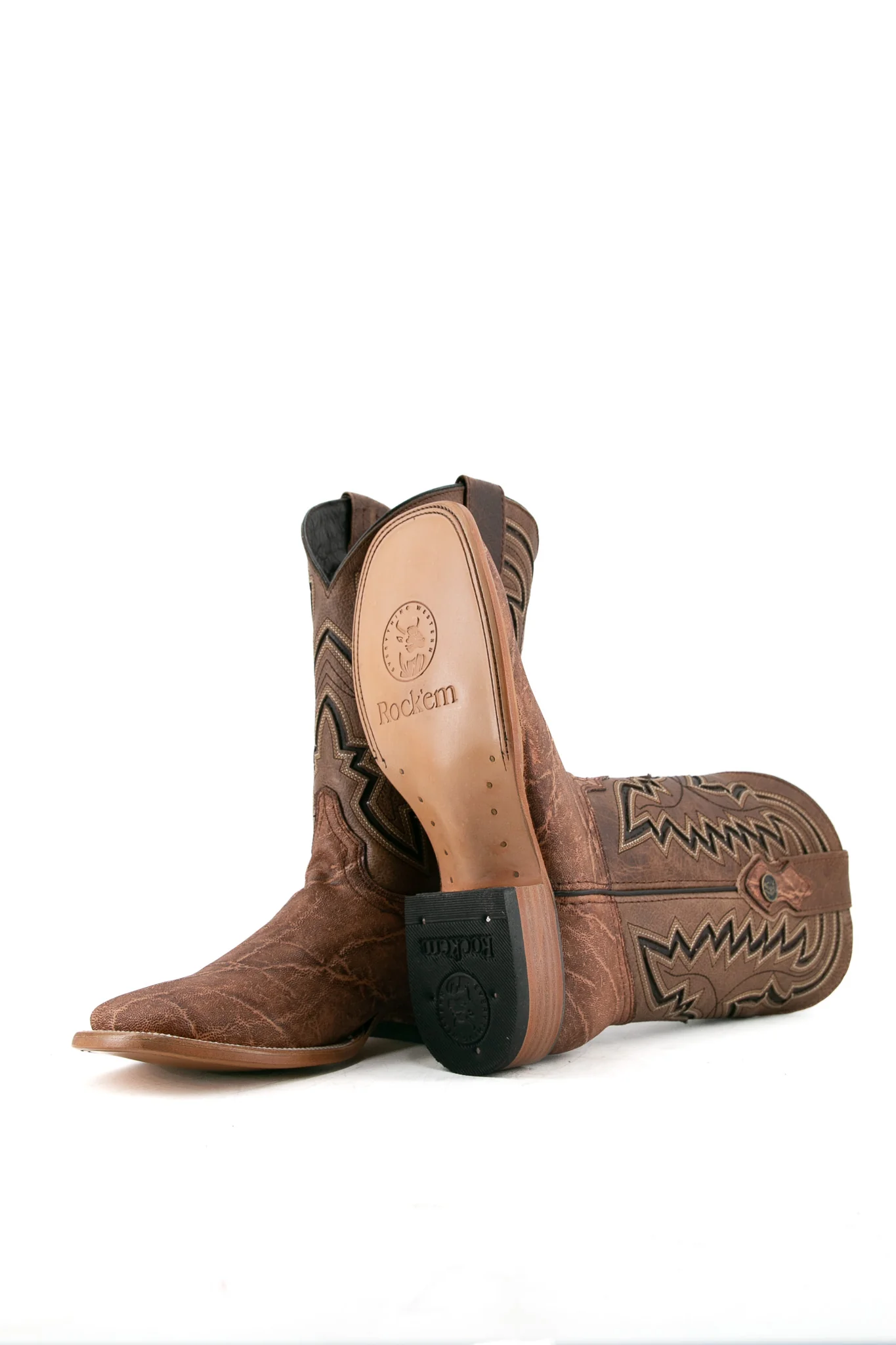 Rock'em Elephant Square Toe Cowboy Boot - Image 14