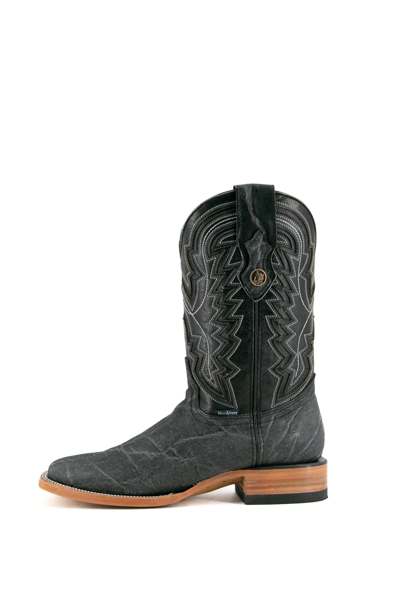Rock'em Elephant Square Toe Cowboy Boot - Image 7