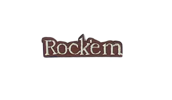 Rock'em Logo Hat Patch - Image 3