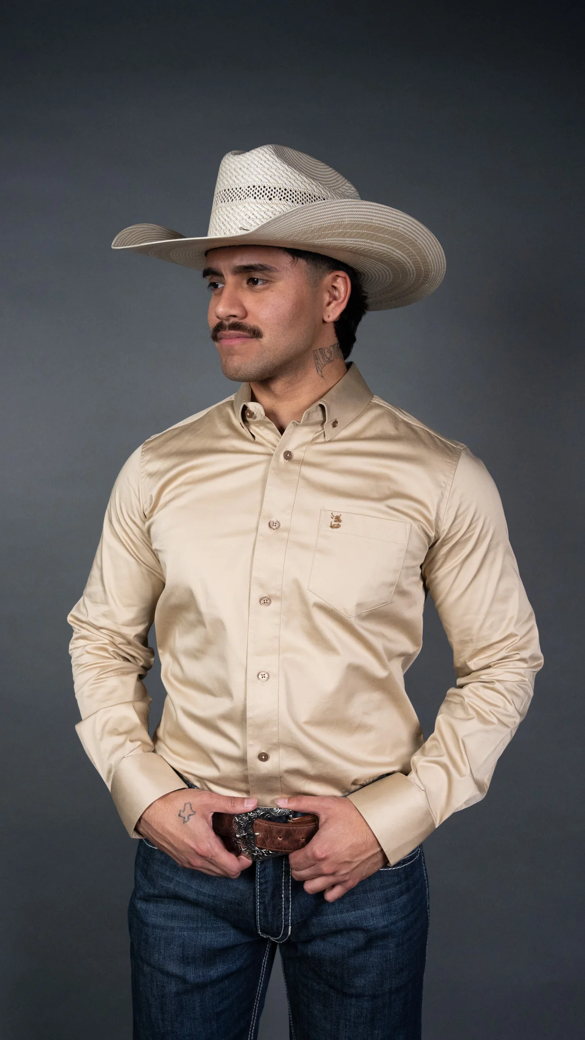 Rock'em Long Sleeve Button Up Western Shirt - Image 5