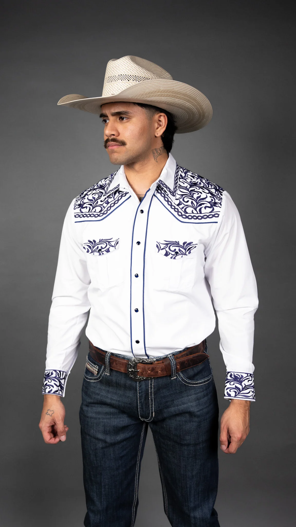 Rock'em Pearl Snap Embroidery Shirt - Image 17