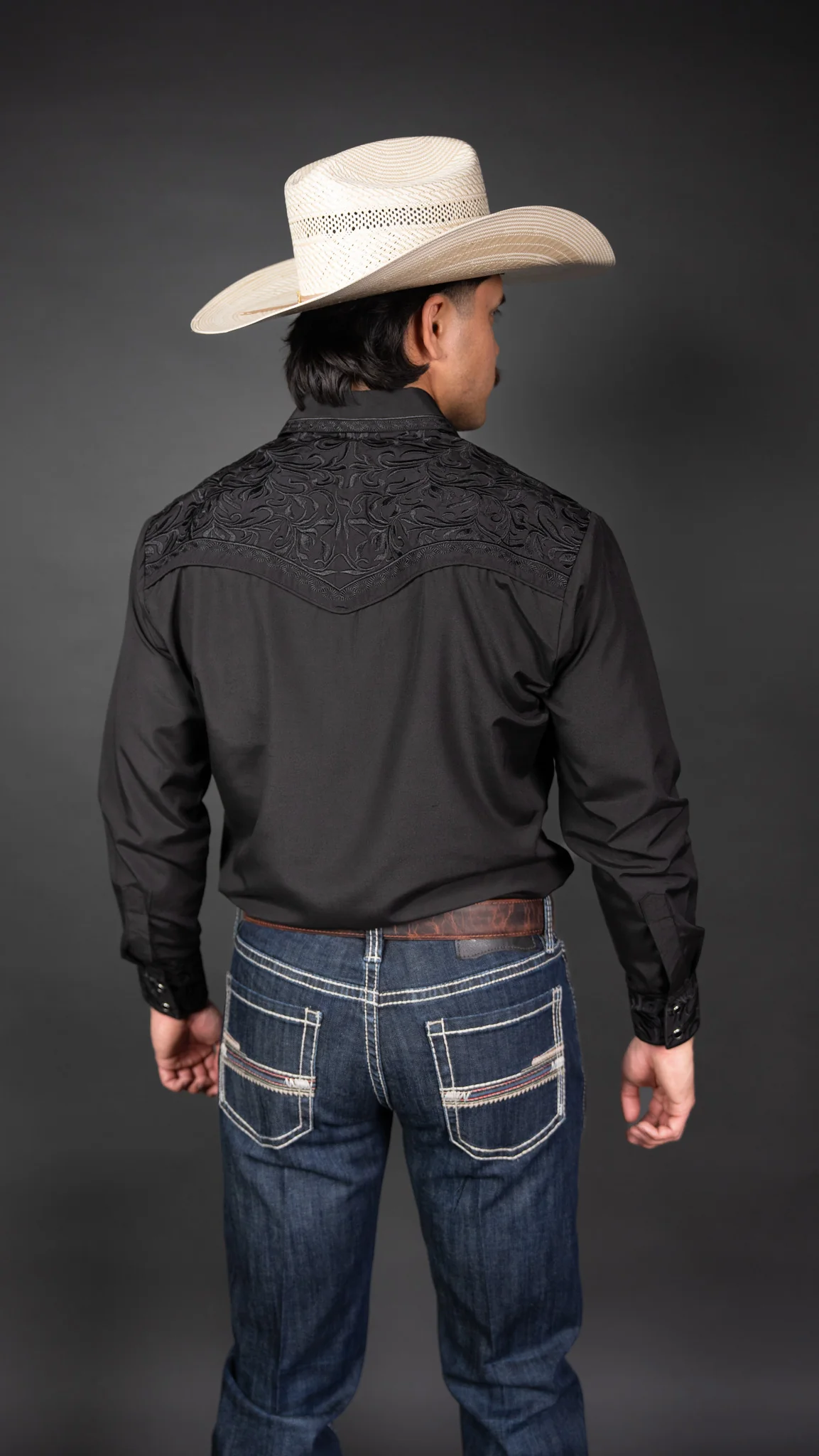 Rock'em Pearl Snap Embroidery Shirt - Image 3