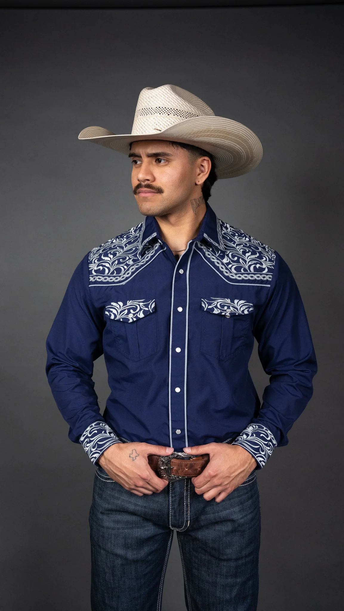 Rock'em Pearl Snap Embroidery Shirt - Image 36