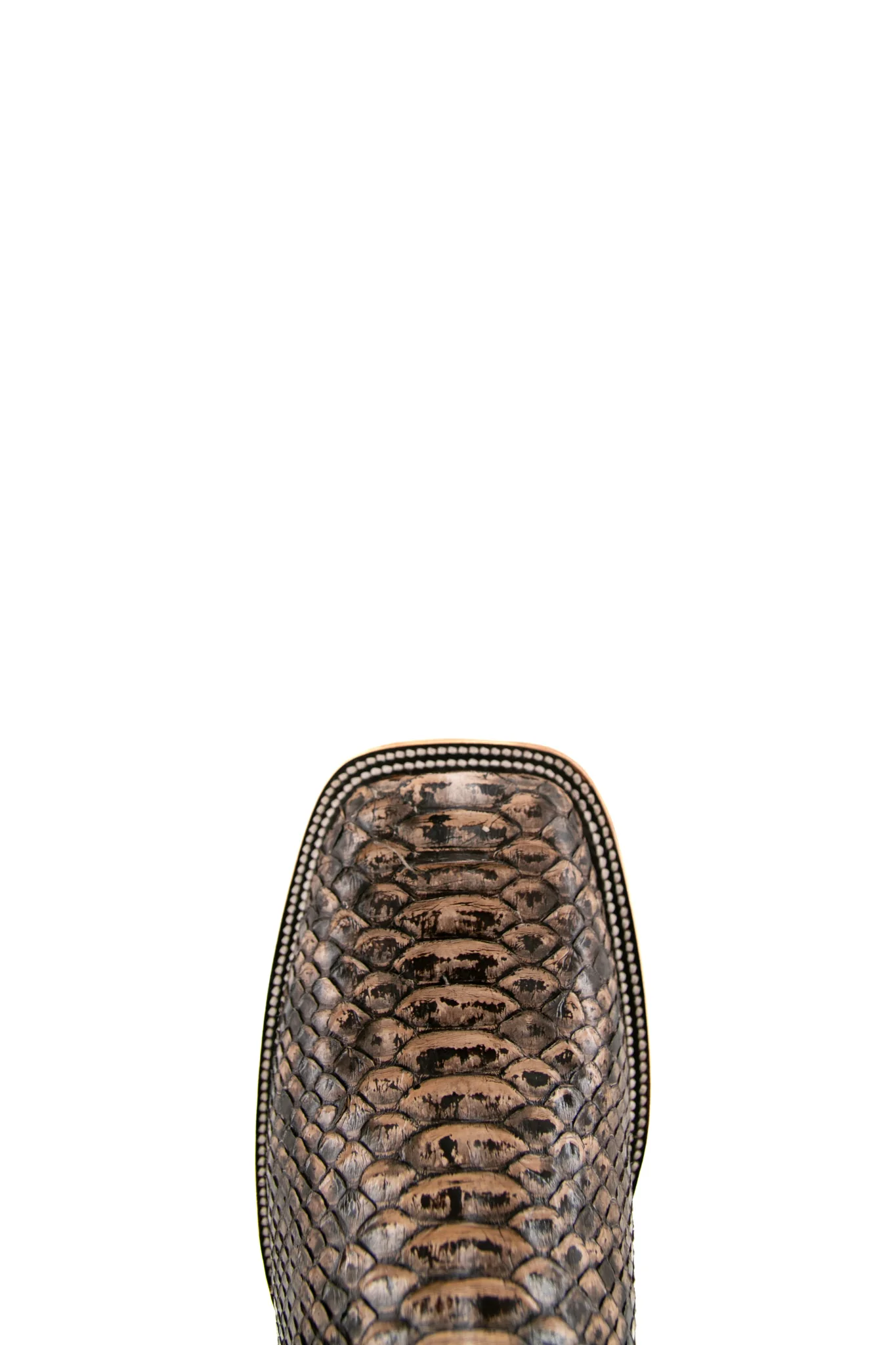 Exotic Python Square Toe Cowboy Boot - Image 6