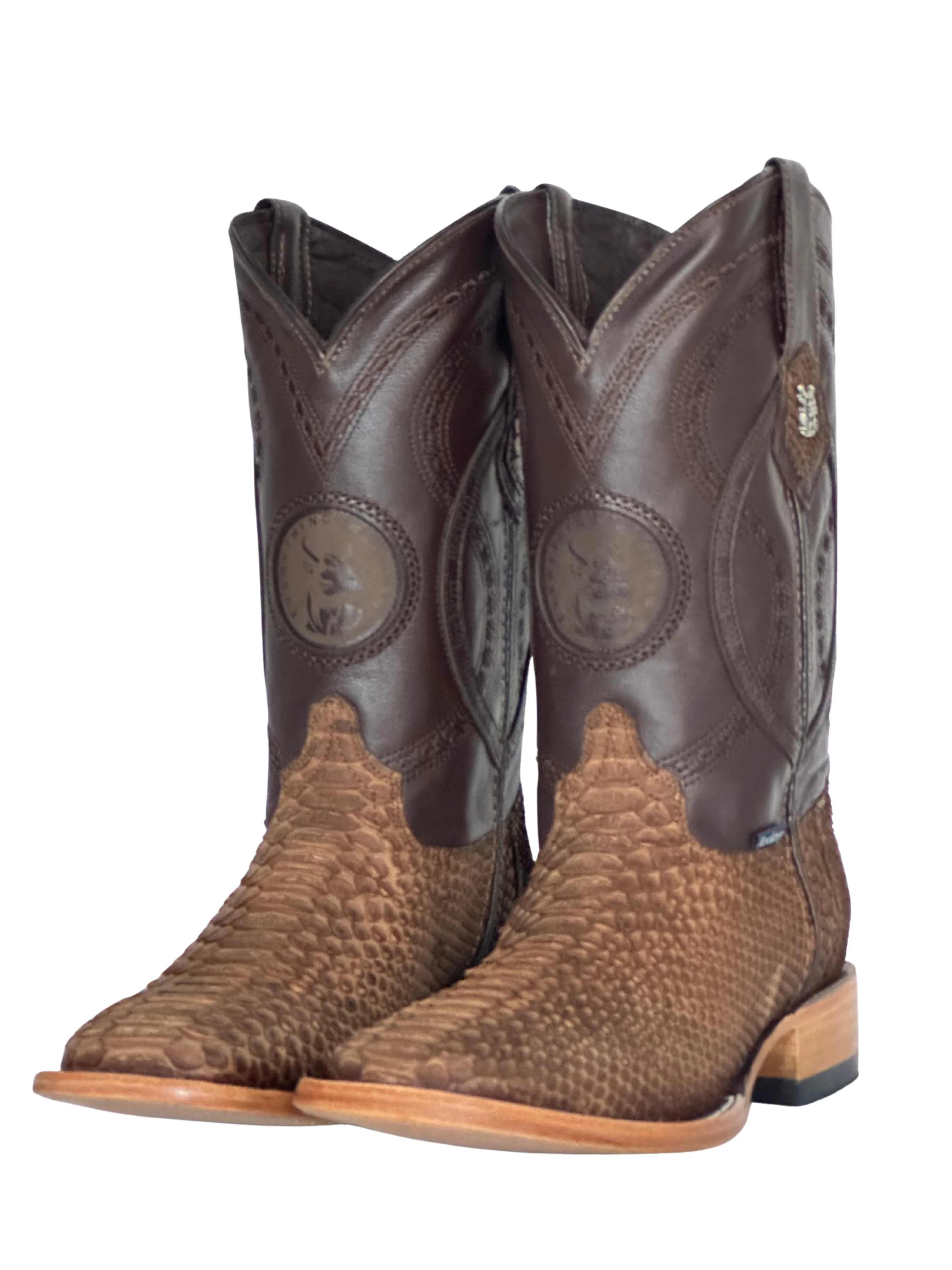 Exotic Python Square Toe Cowboy Boot - Image 8