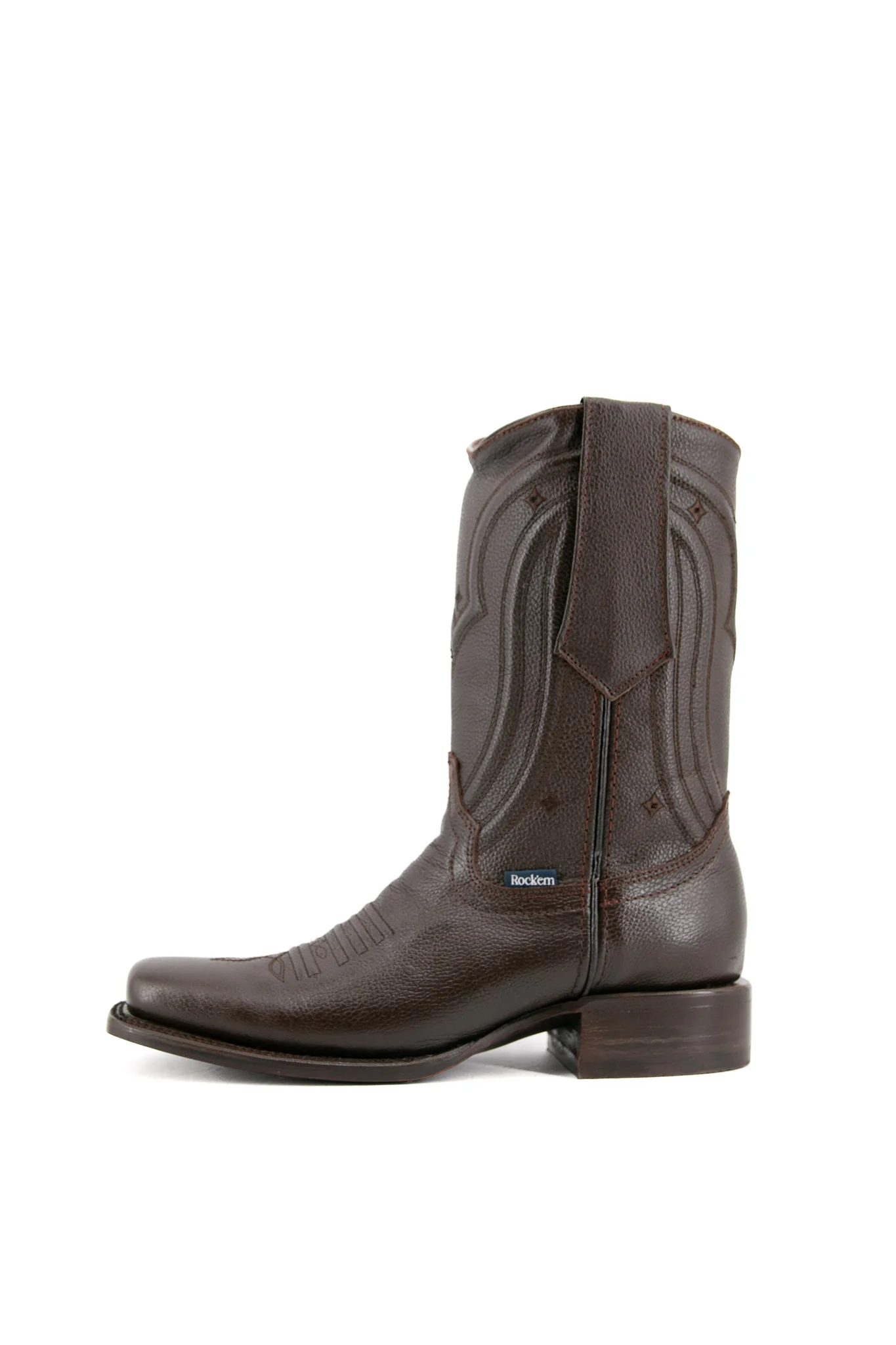 Rock'em Solid Floater Zipper Rodeo Cowboy Boot - Image 2
