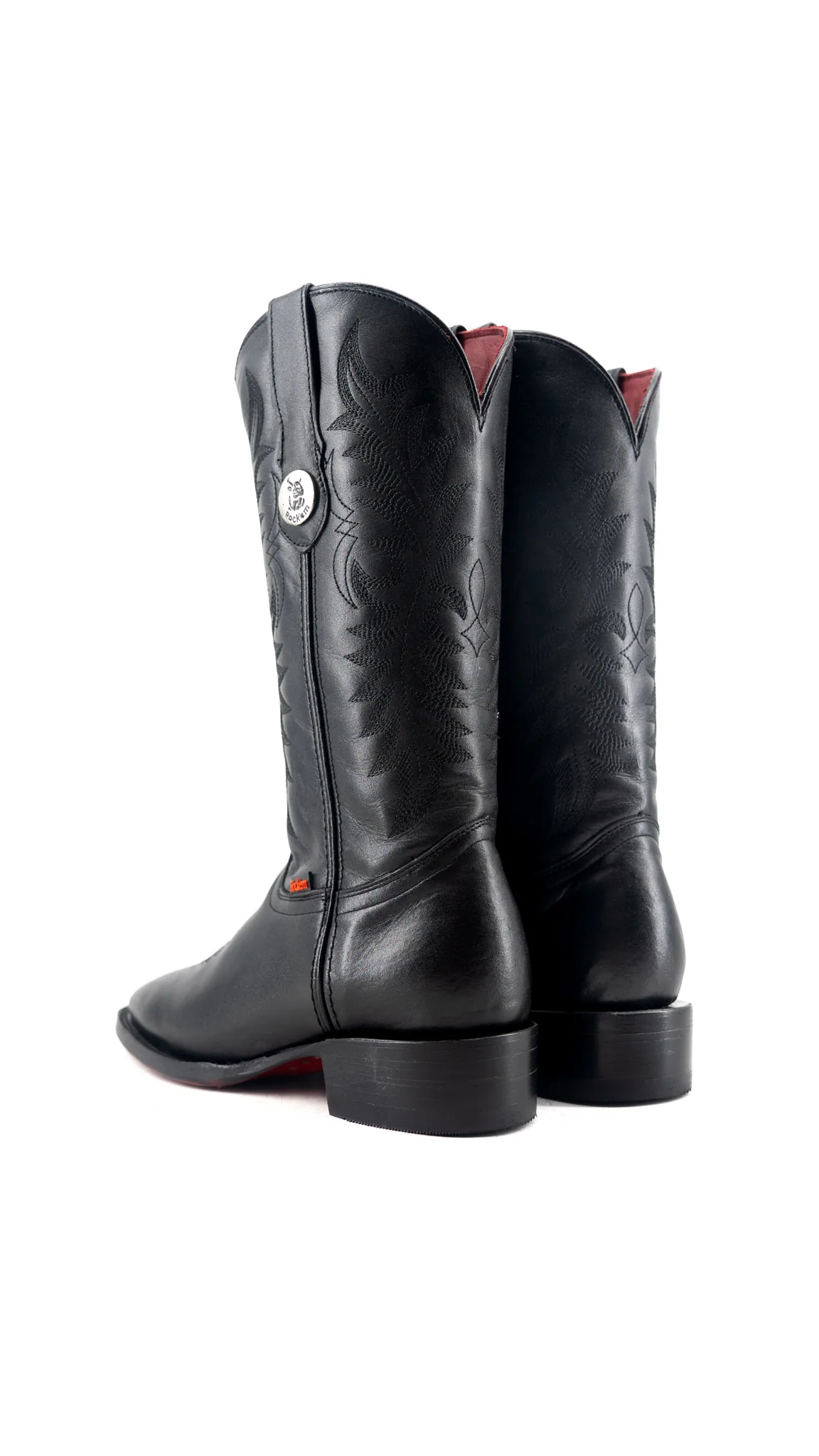 Ruby Red Sole Square Toe Cowgirl Boot - Image 3