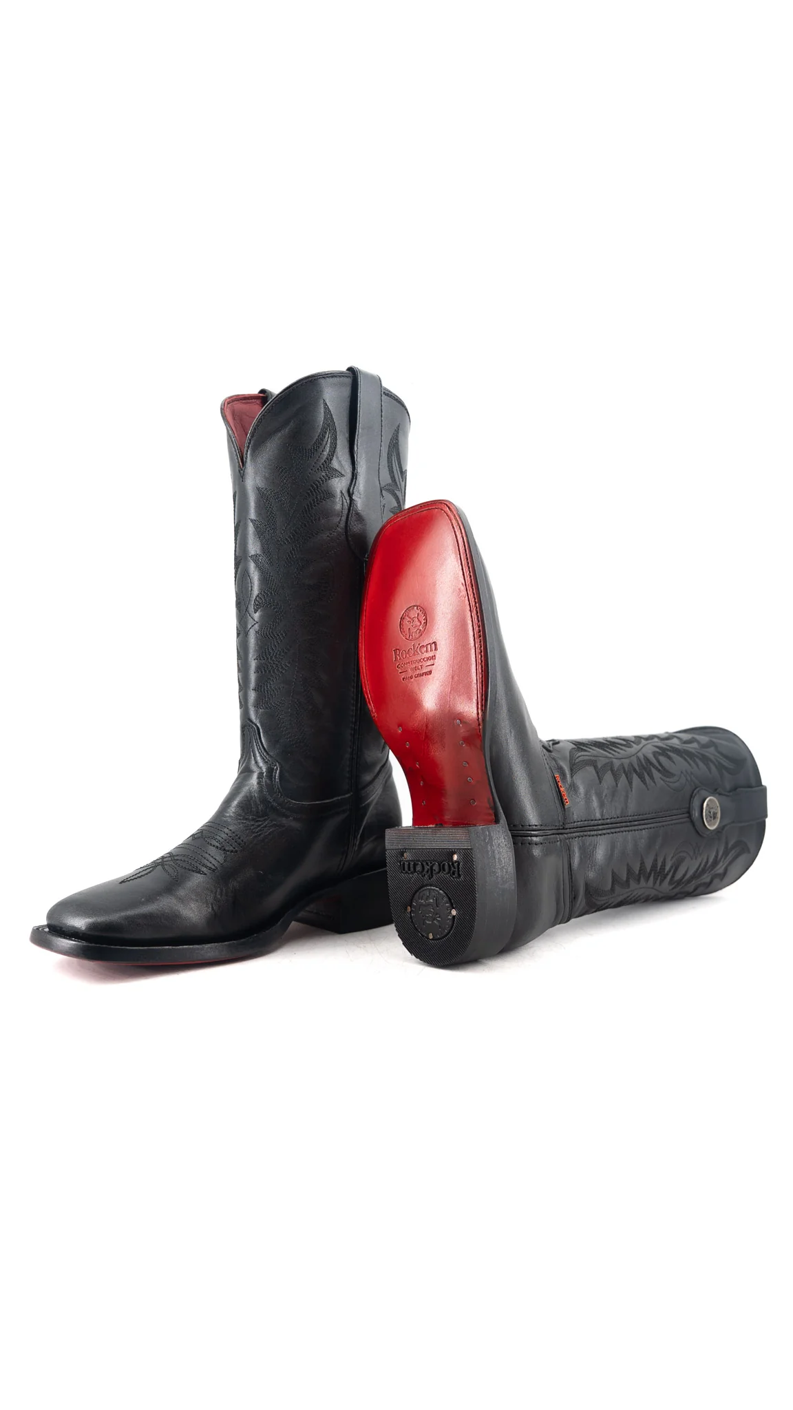 Ruby Red Sole Square Toe Cowgirl Boot - Image 4