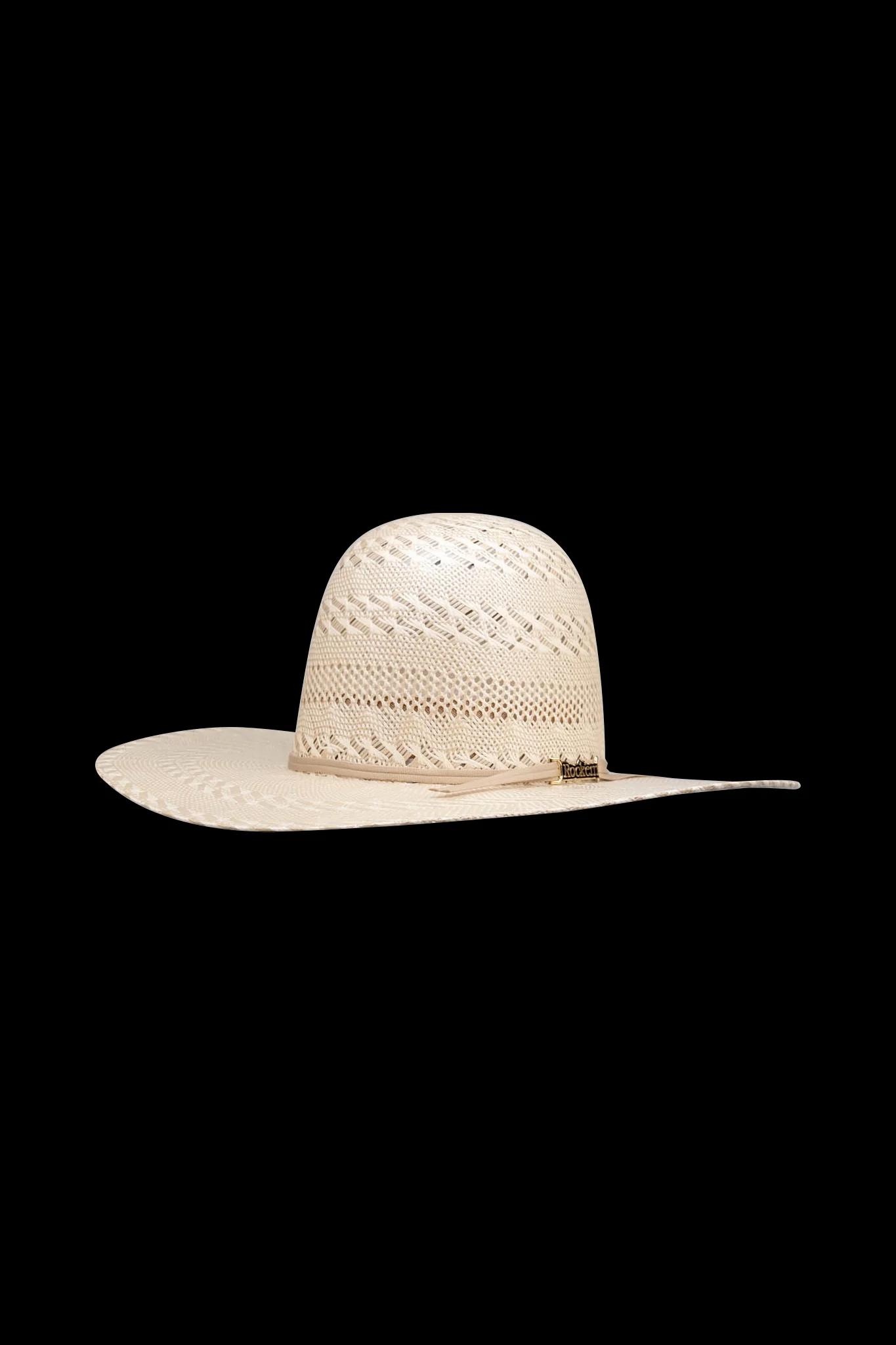 Rock'em 100X Saddle Ridge Open Crown Straw Hat - Image 2