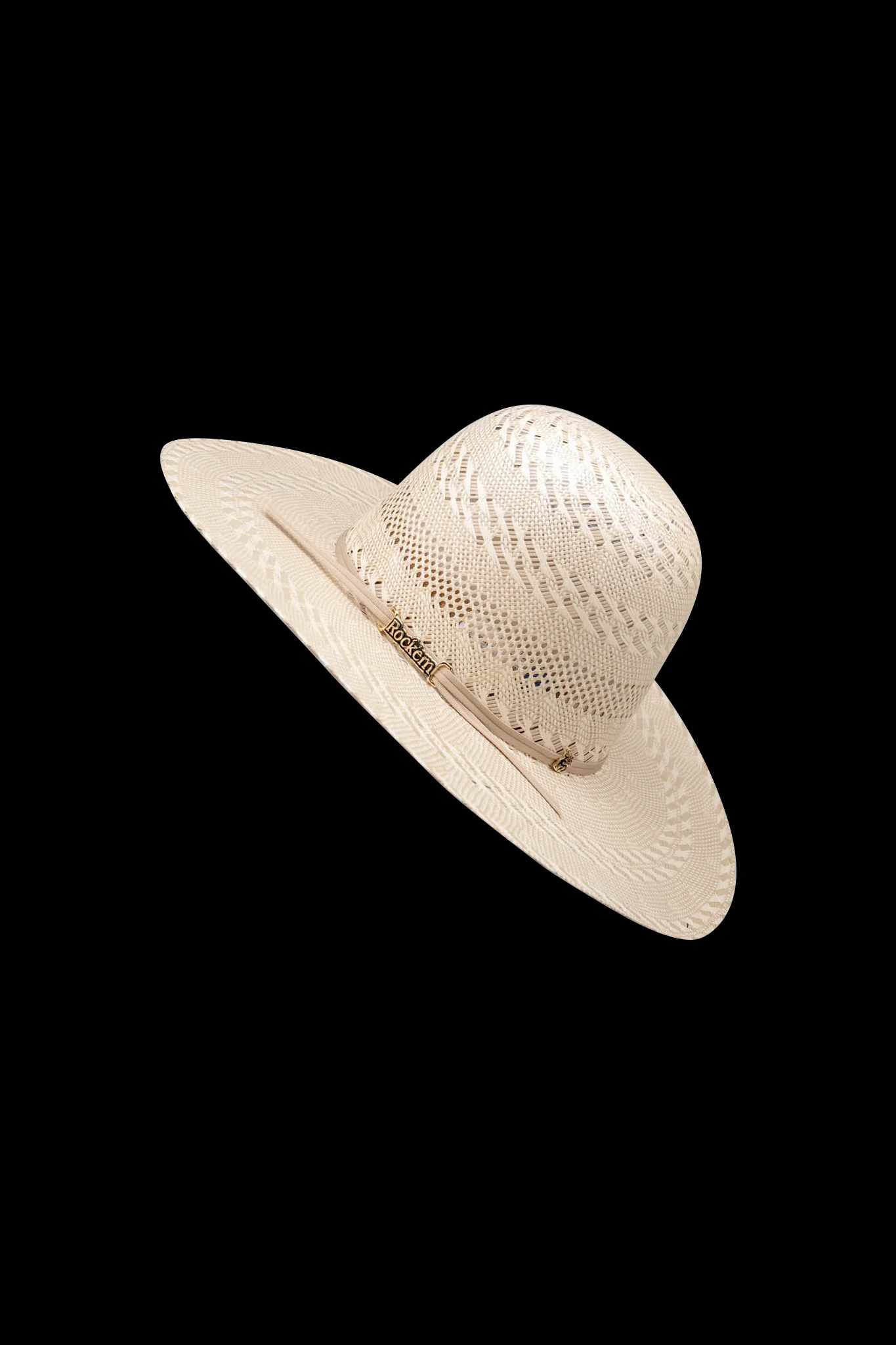 Rock'em 100X Saddle Ridge Open Crown Straw Hat - Image 3
