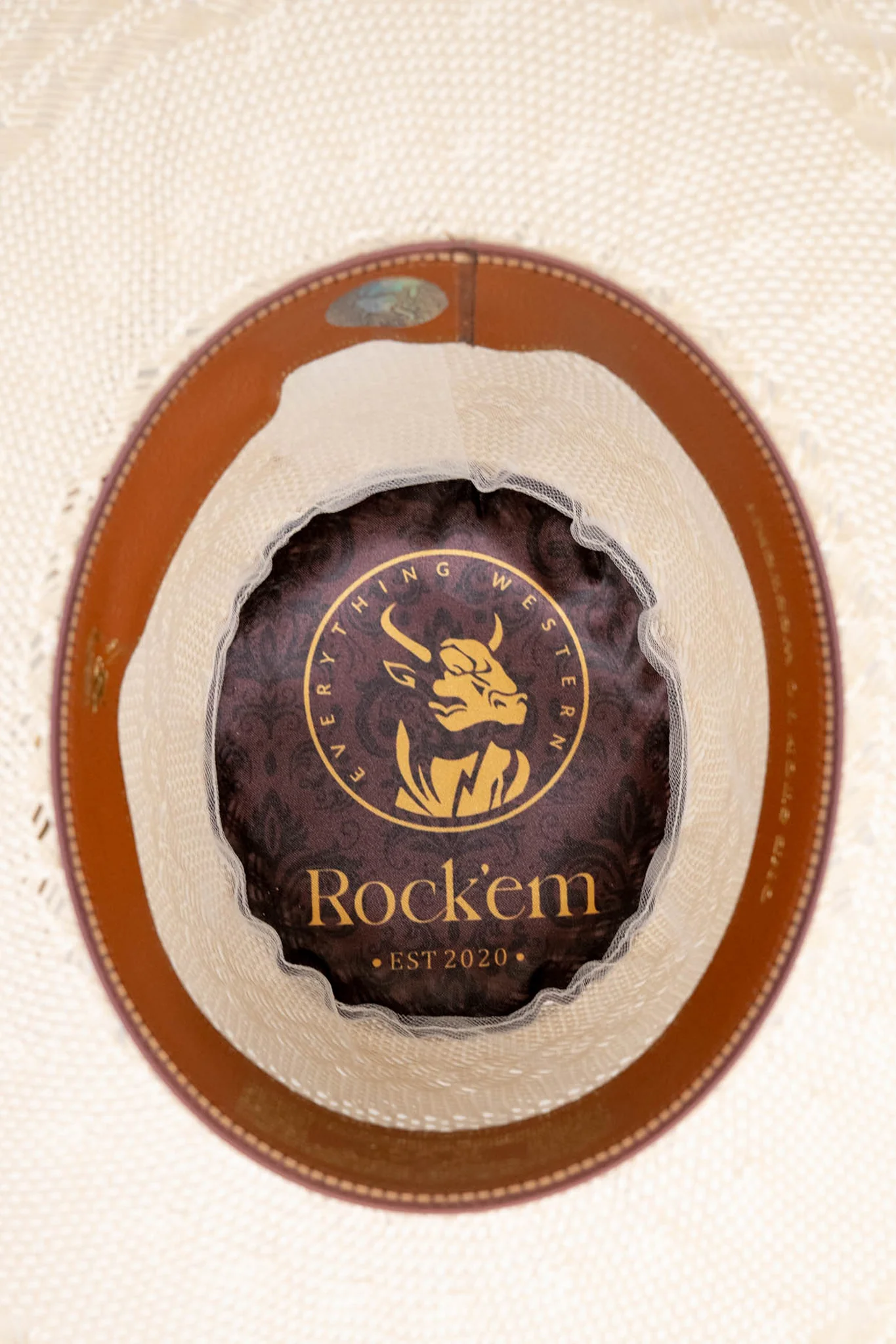 Rock'em 100X Saddle Ridge Open Crown Straw Hat - Image 5