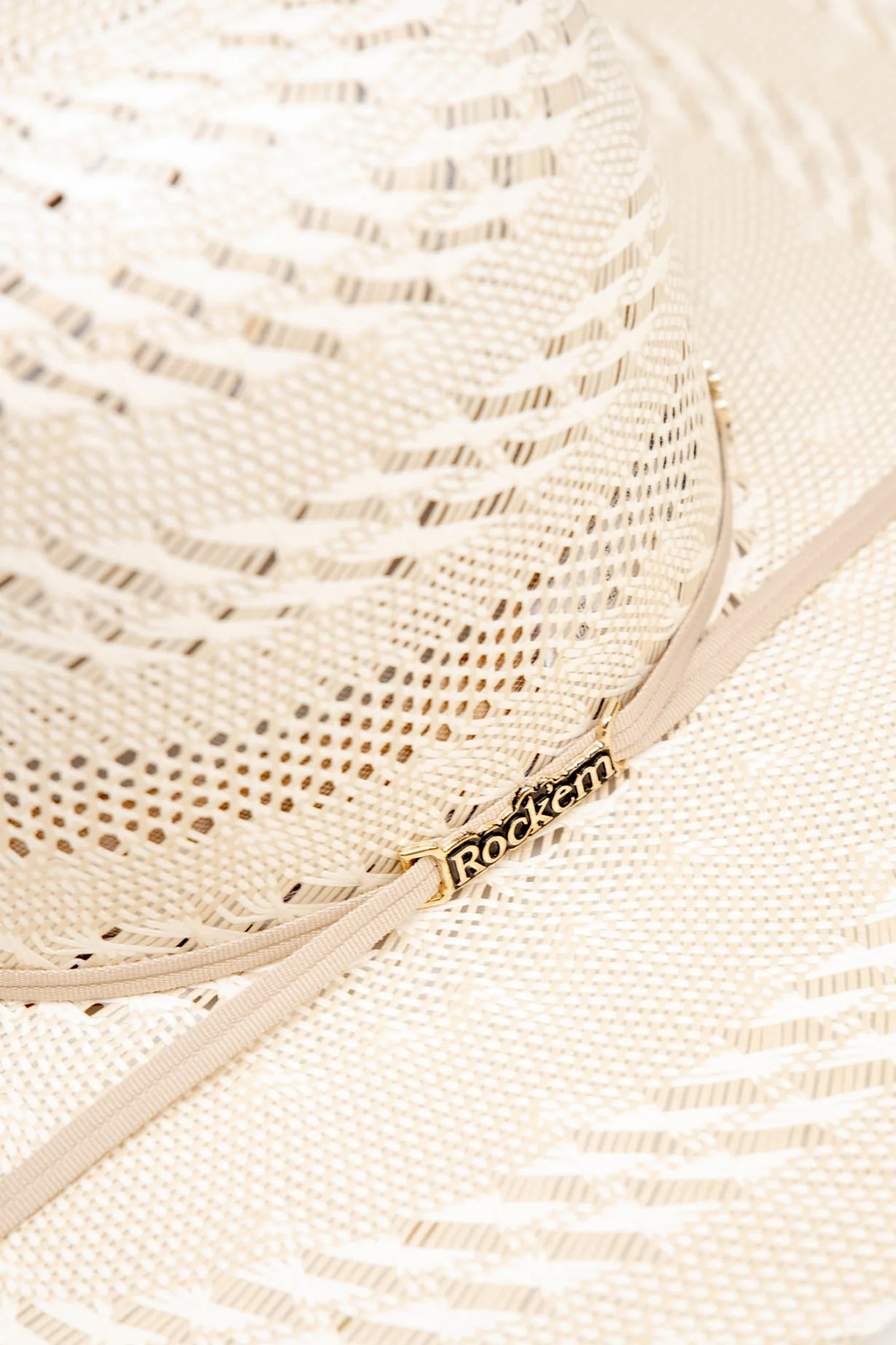 Rock'em 100X Saddle Ridge Open Crown Straw Hat - Image 6
