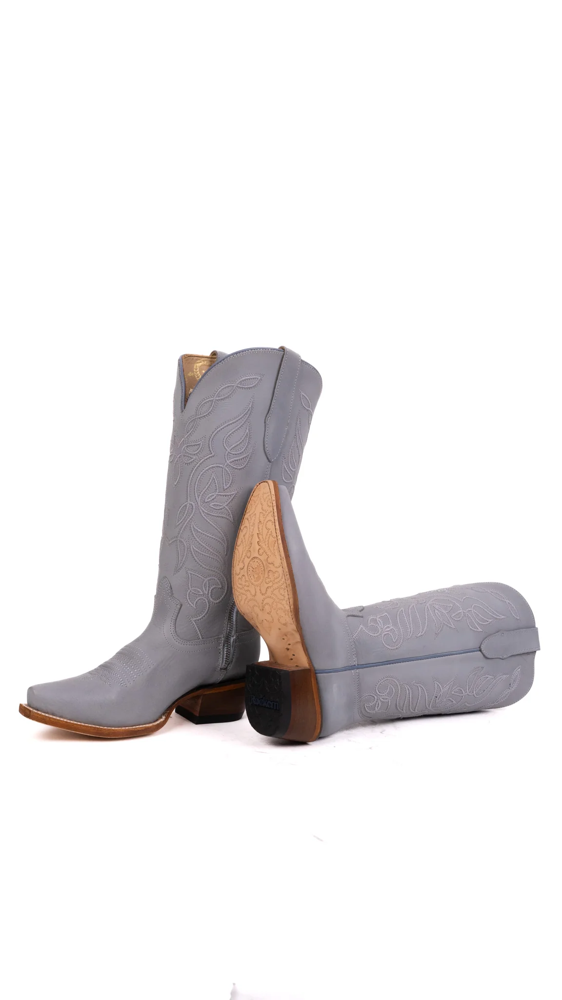 Sally Midi Wide Calf Snip Toe Cowgirl Boot - Image 10