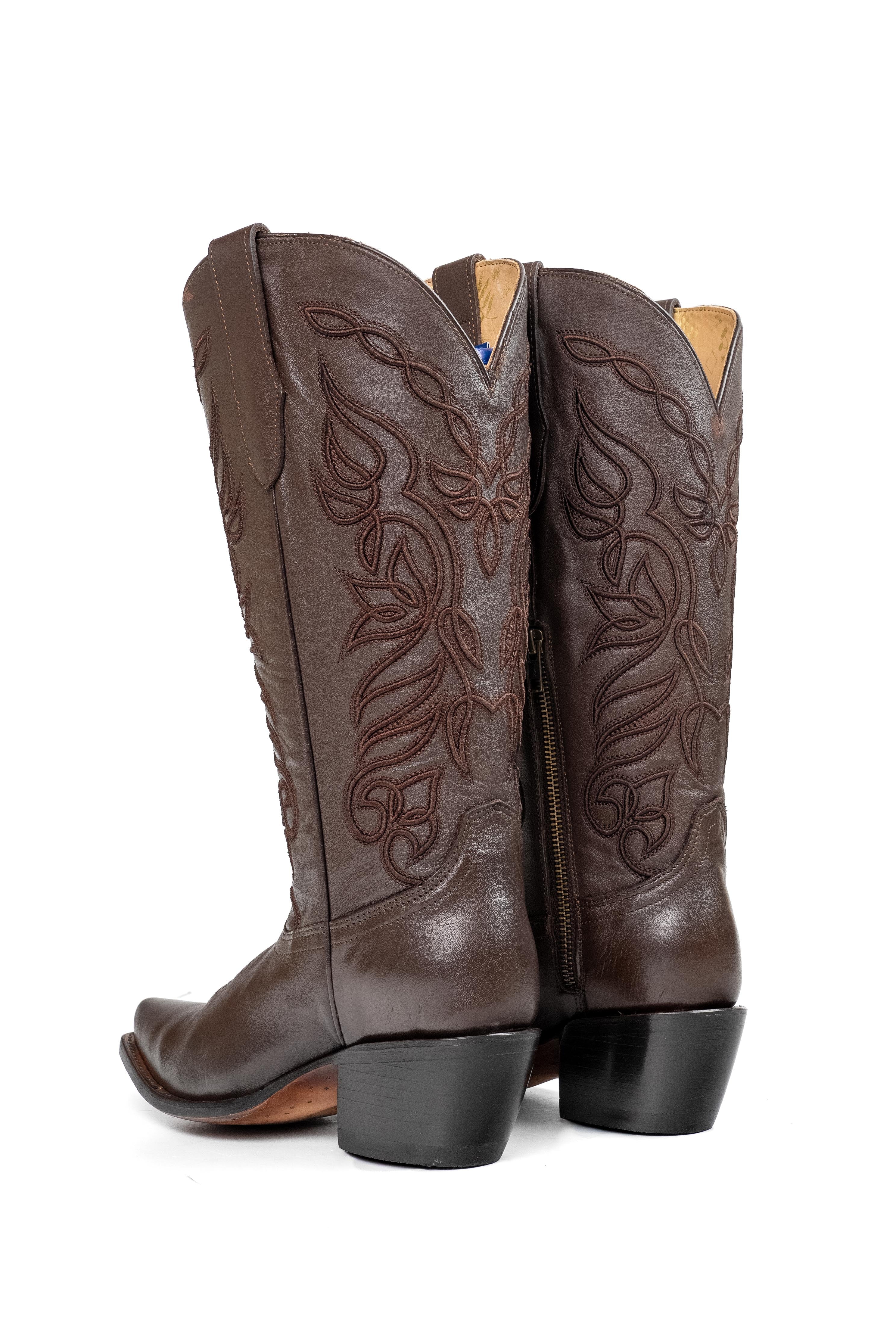Sally Midi Wide Calf Snip Toe Cowgirl Boot - Image 19