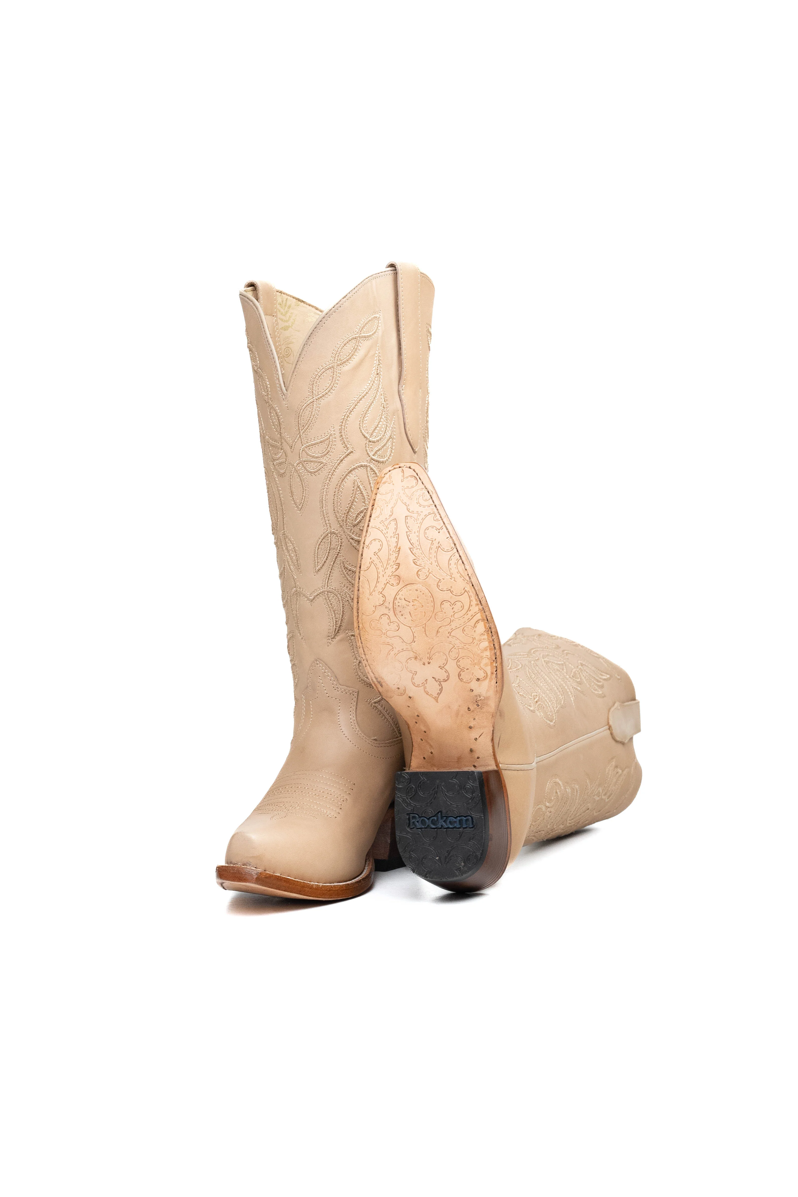 Sally Midi Wide Calf Snip Toe Cowgirl Boot - Image 5