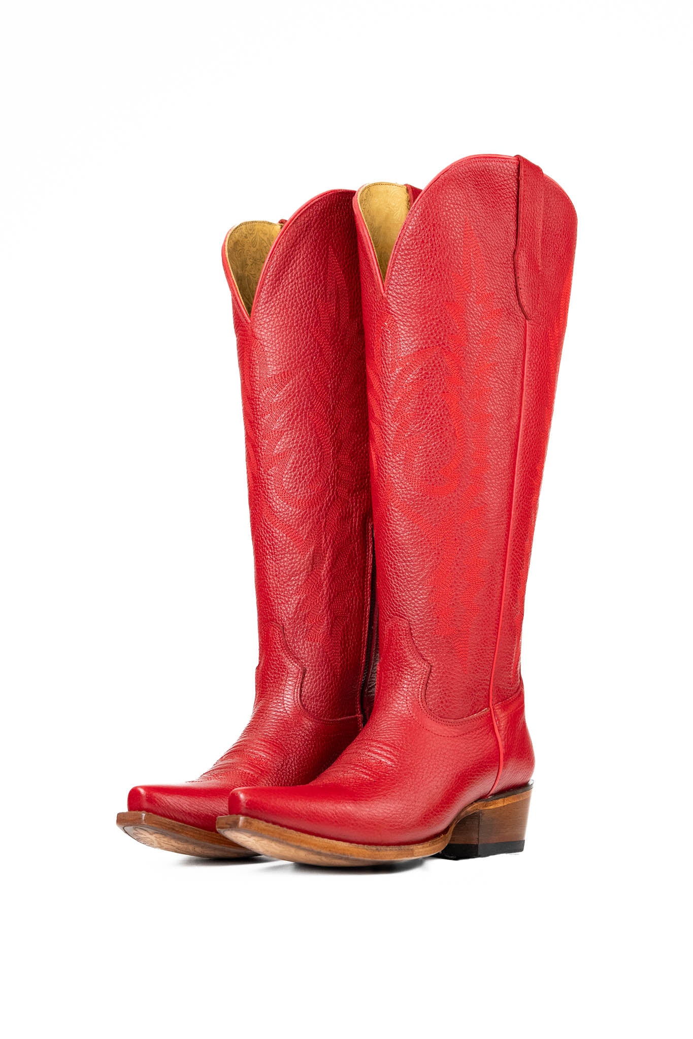 Scarlett Tall Wide Calf Snip Toe Cowgirl Boot - Image 11