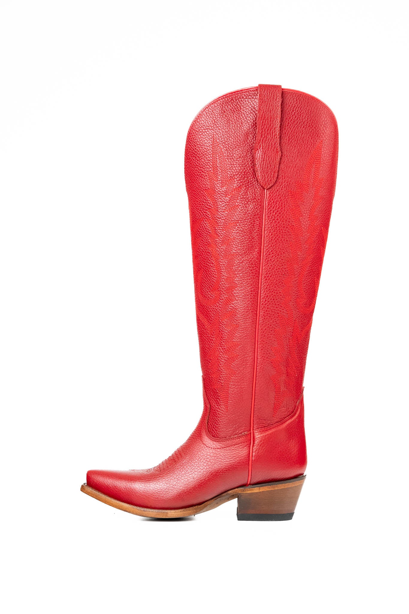 Scarlett Tall Wide Calf Snip Toe Cowgirl Boot - Image 12