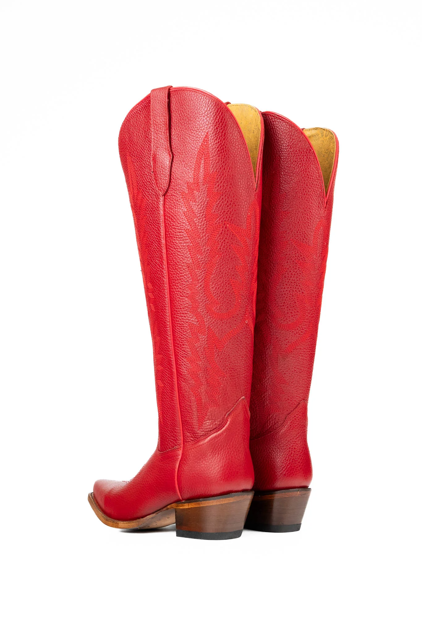 Scarlett Tall Wide Calf Snip Toe Cowgirl Boot - Image 13