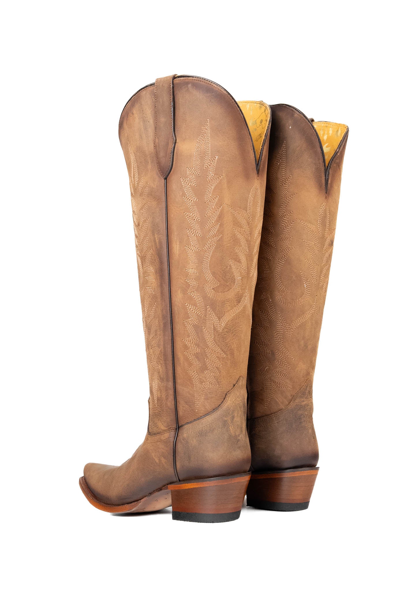 Scarlett Tall Wide Calf Snip Toe Cowgirl Boot - Image 18