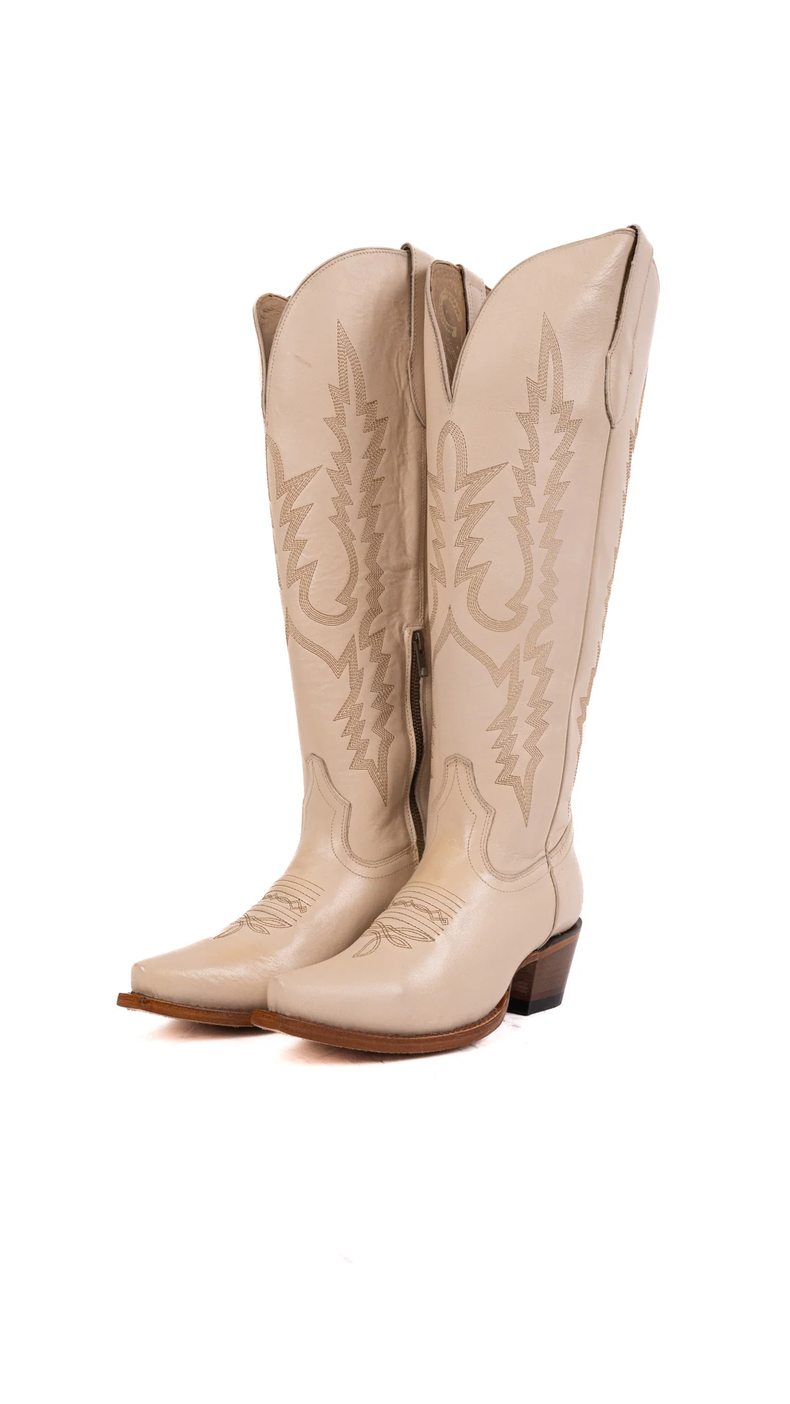 Scarlett Tall Wide Calf Snip Toe Cowgirl Boot - Image 21
