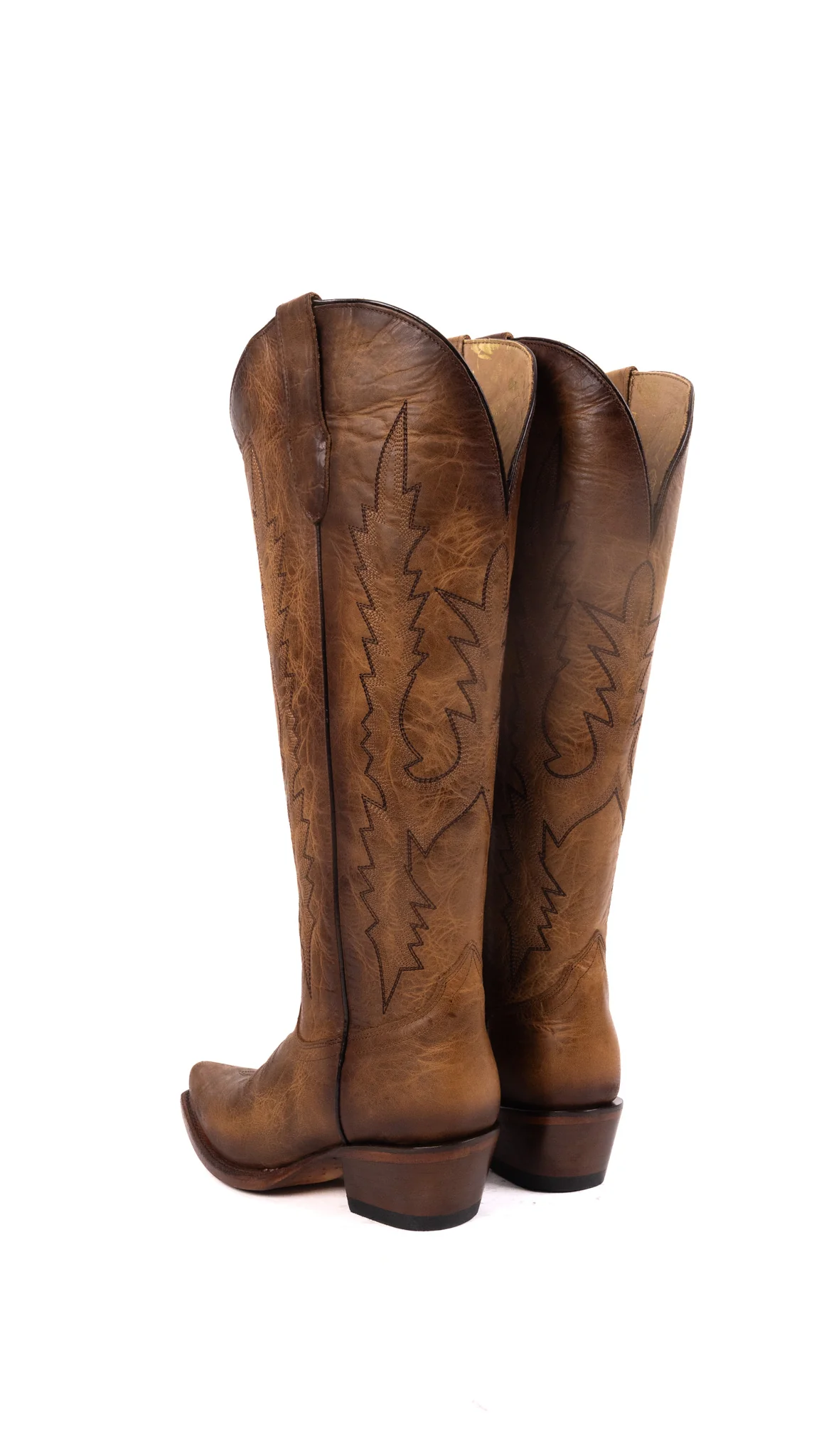 Scarlett Tall Wide Calf Snip Toe Cowgirl Boot - Image 3