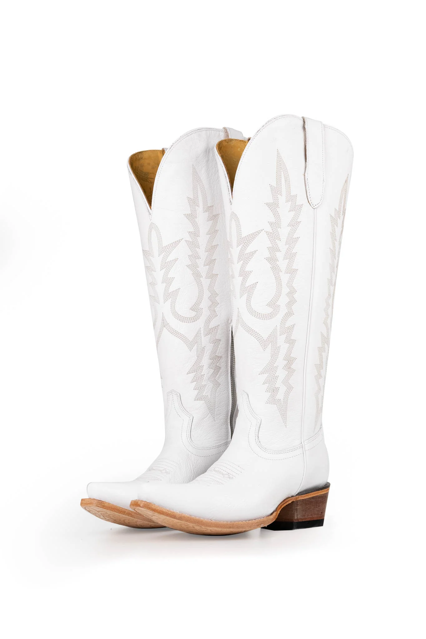 Scarlett Tall Wide Calf Snip Toe Cowgirl Boot - Image 6