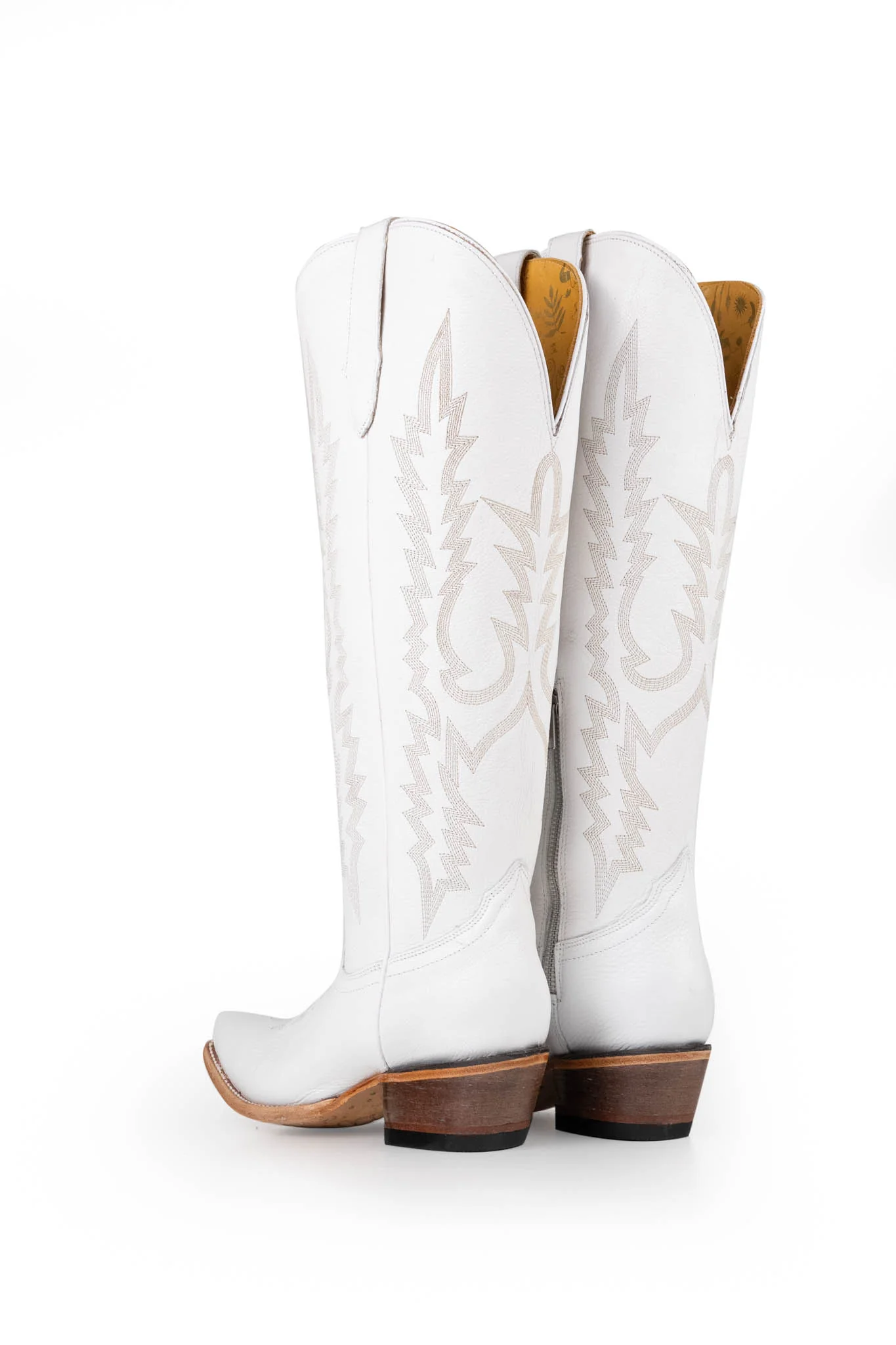 Scarlett Tall Wide Calf Snip Toe Cowgirl Boot - Image 8