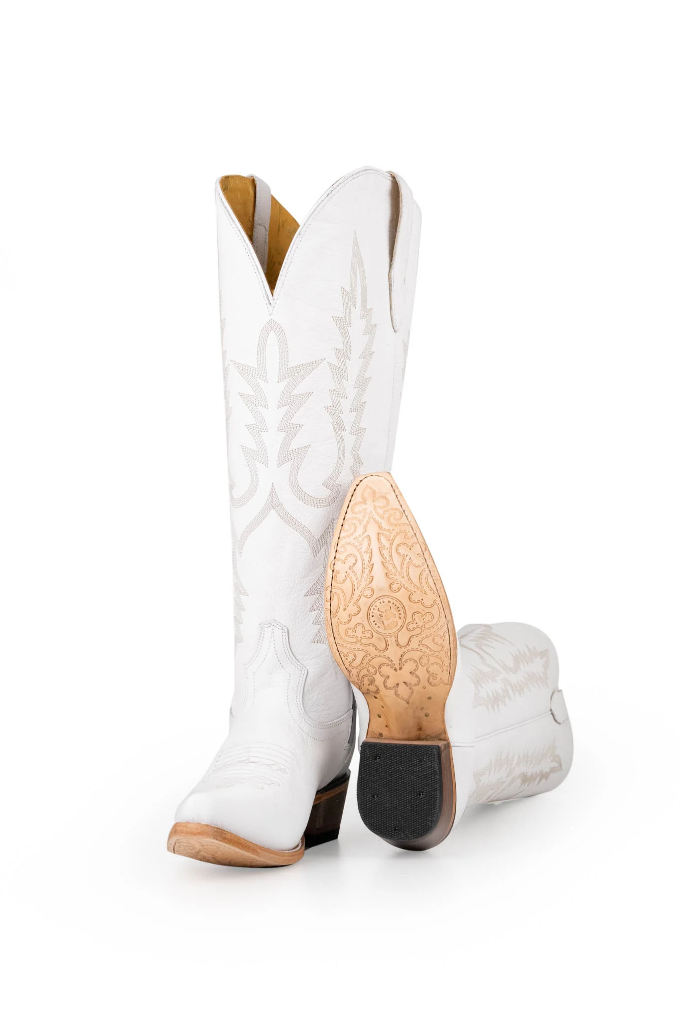 Scarlett Tall Wide Calf Snip Toe Cowgirl Boot - Image 9