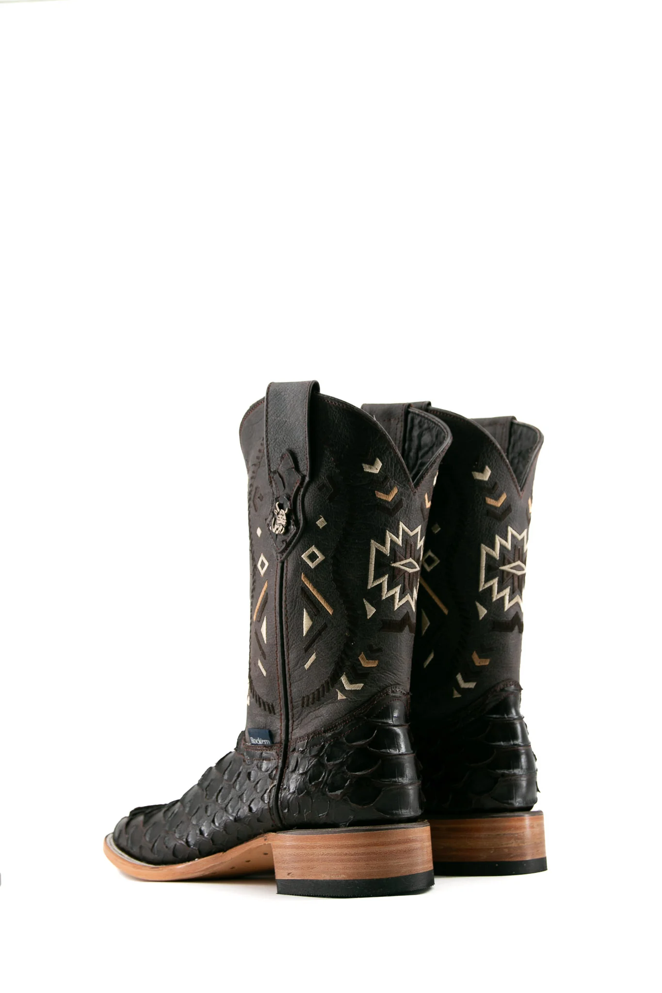 Shelby Python Square Toe Cowboy Boot - Image 3