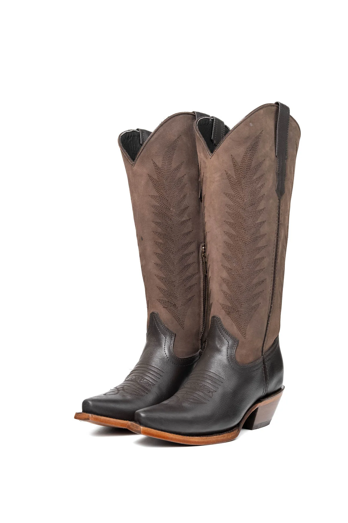 Sierra Midi Wide Calf Snip Toe Cowgirl Boot
